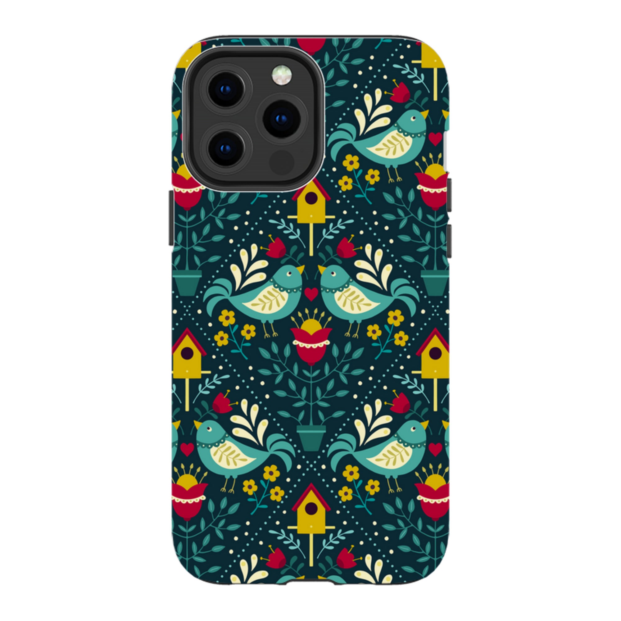 iPhone Tough Case - Bird Pattern VIII By Suzy Taylor