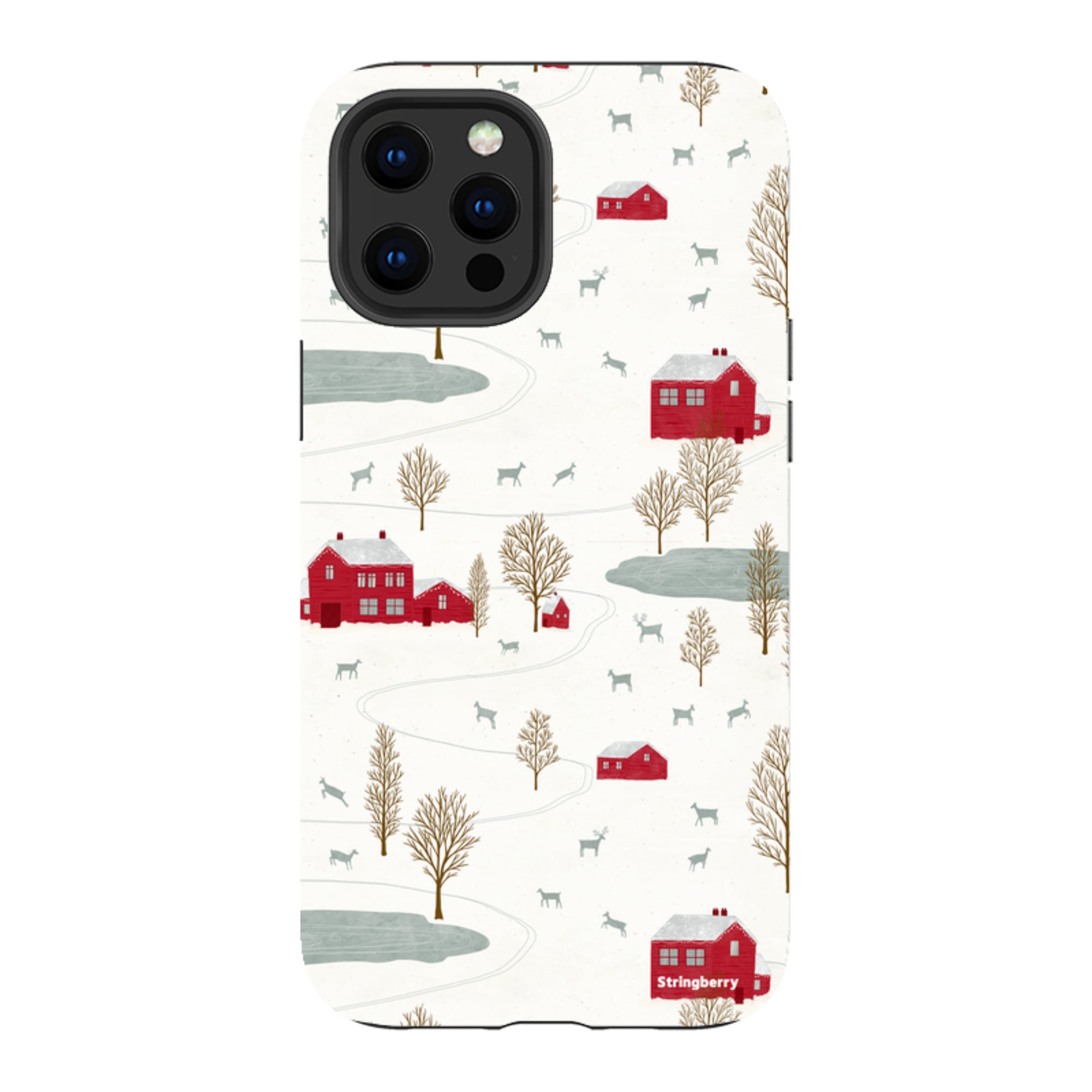 iPhone Tough Case - Winter Landscape II By Katherine Quinn