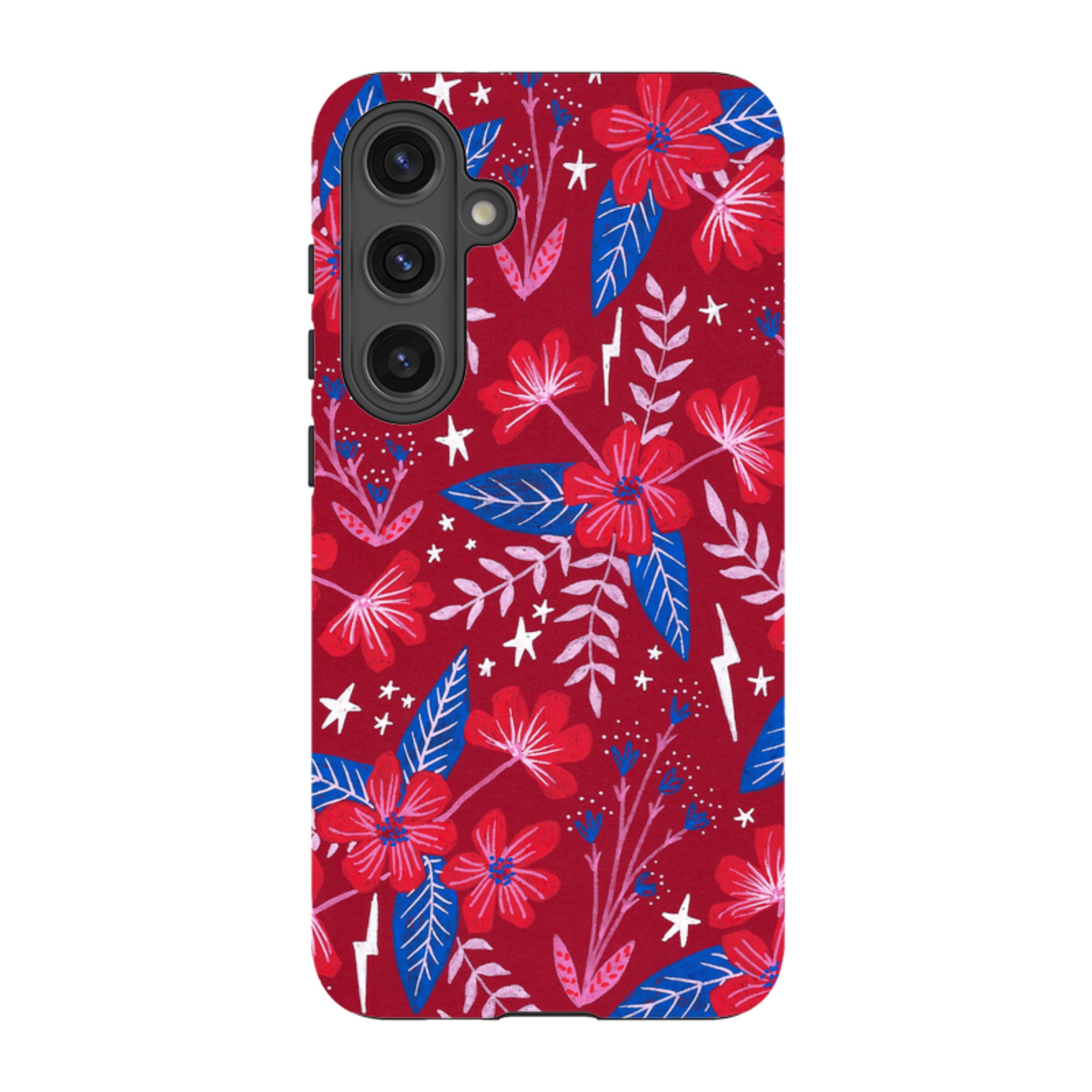 Samsung Tough Case - Red Moon Garden By Lee Foster Wilson