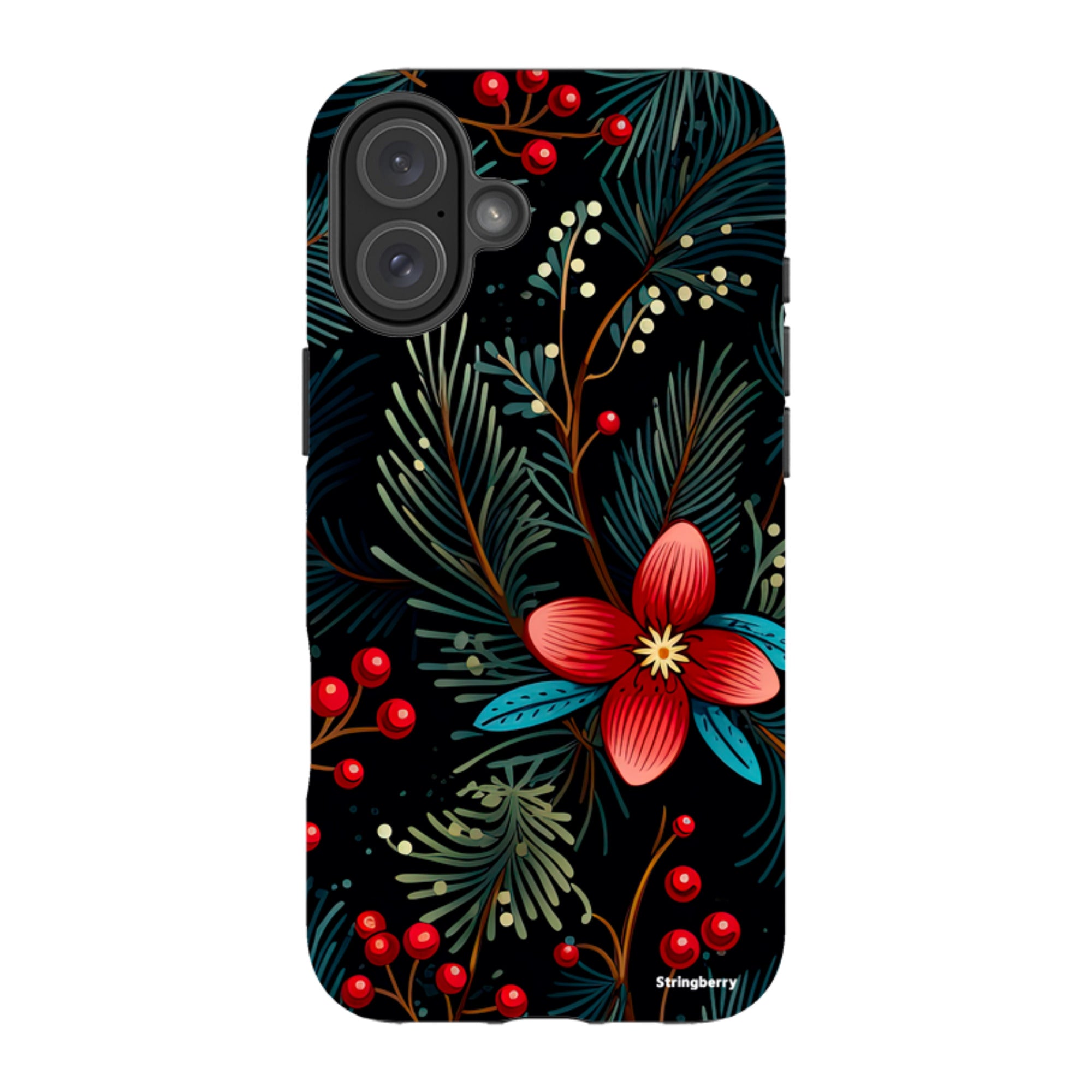 iPhone Tough Case - Red Berries