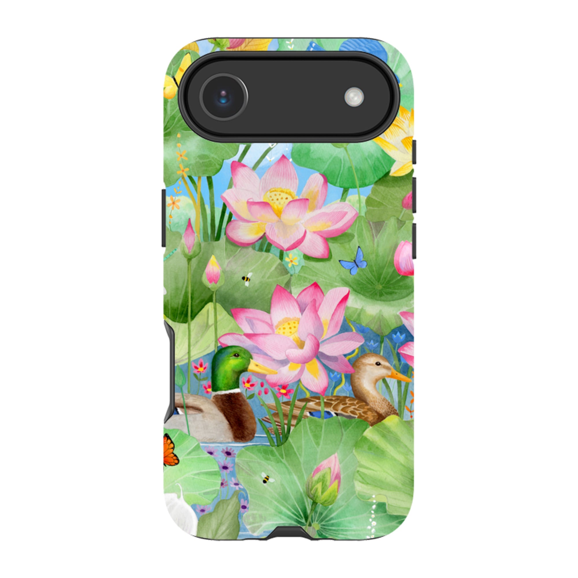 iPhone Tough Case - Waterlily Pond By Bex Parkin