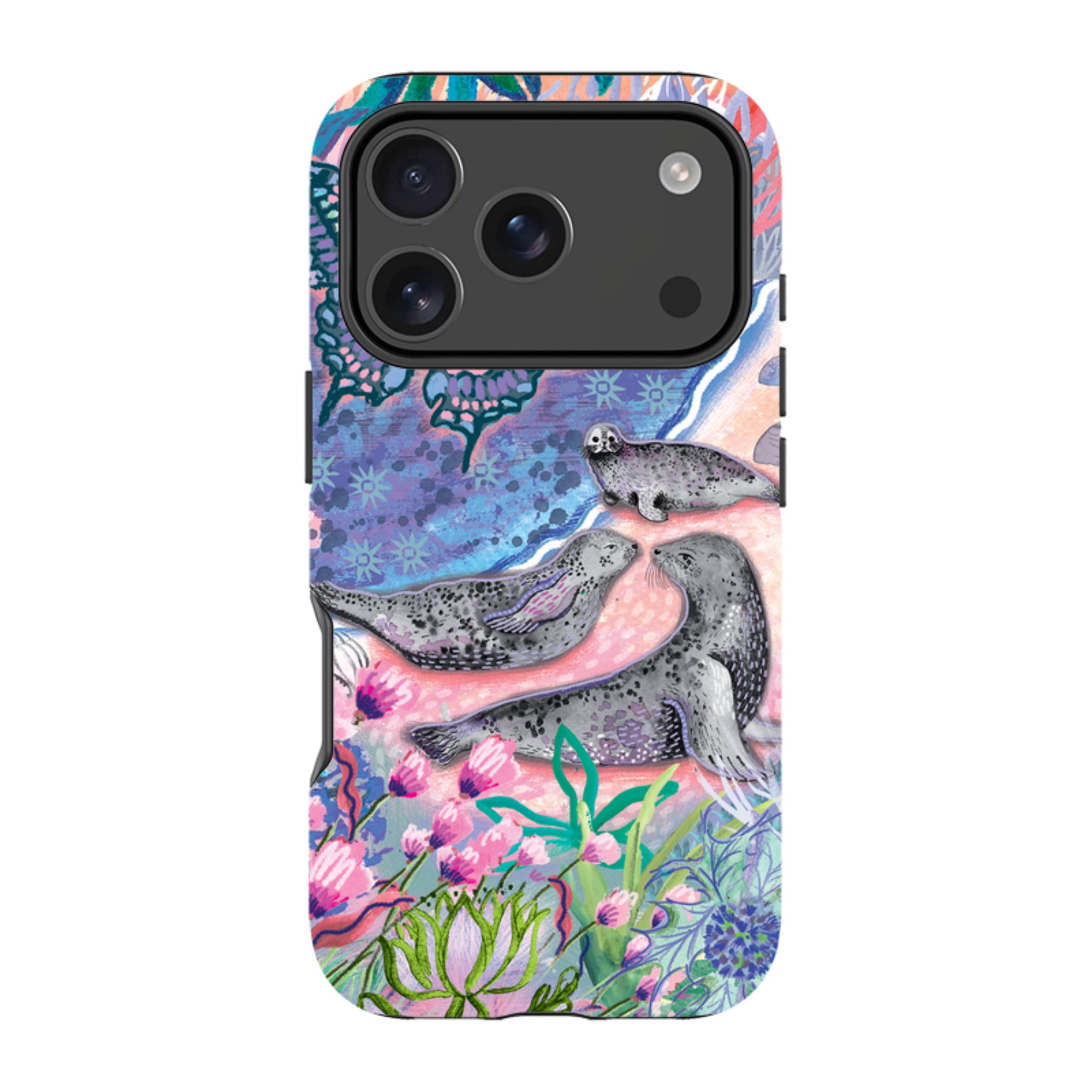 iPhone MagSafe Tough Case - Scenic Seals Of Norfolk By Emma Frances Grant