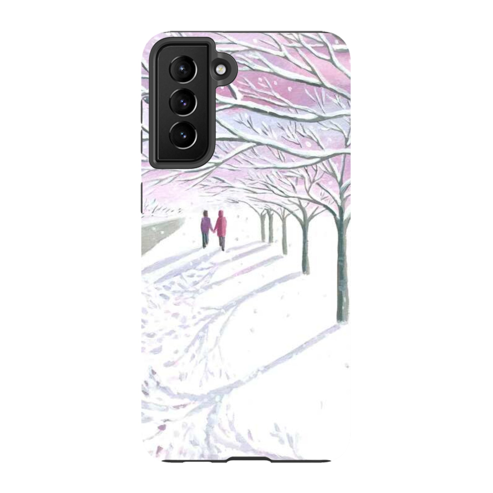 Samsung Tough Case - Snowy Park By Mary Stubberfield