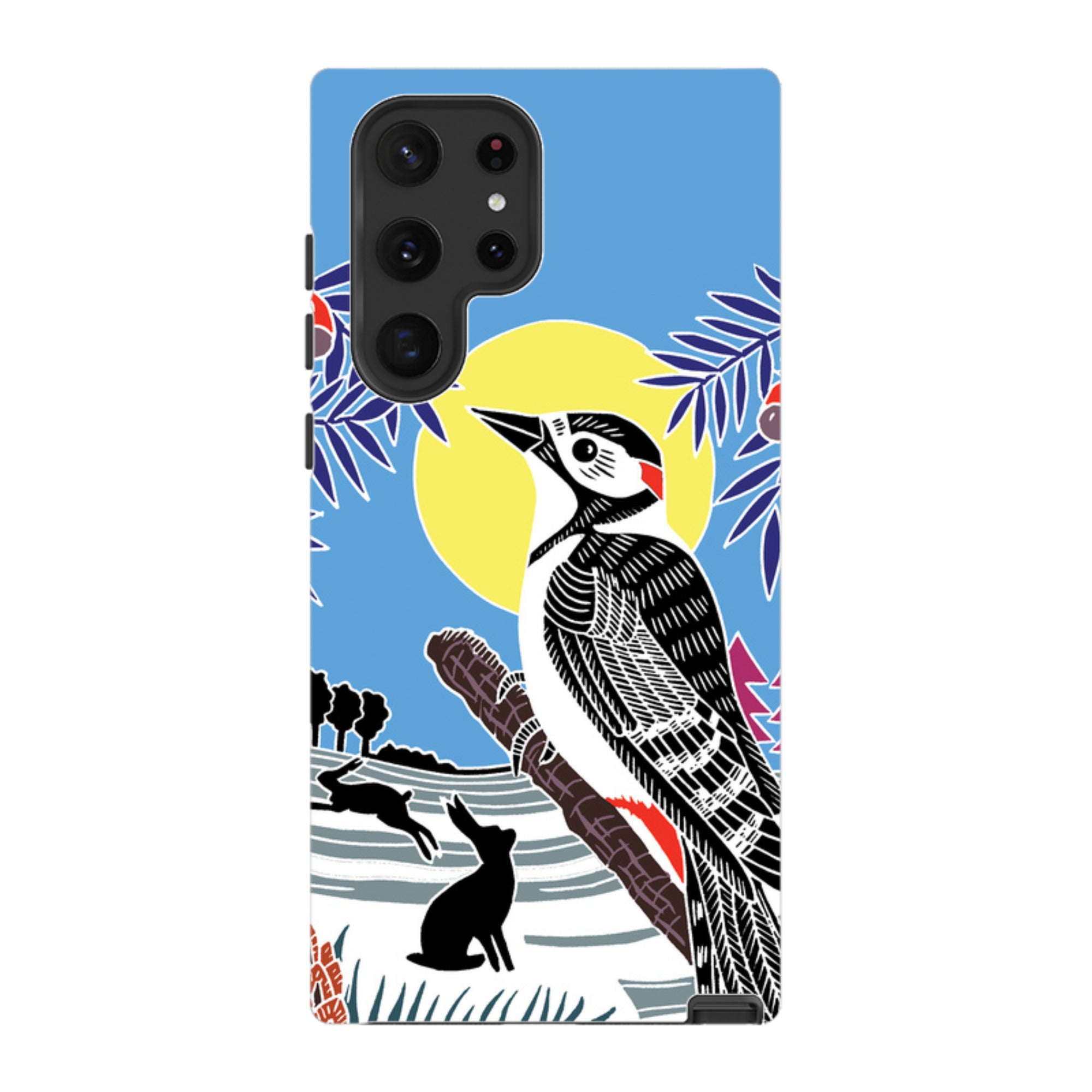 Samsung Tough Case - Woodpecker Yellow By Kate Heiss