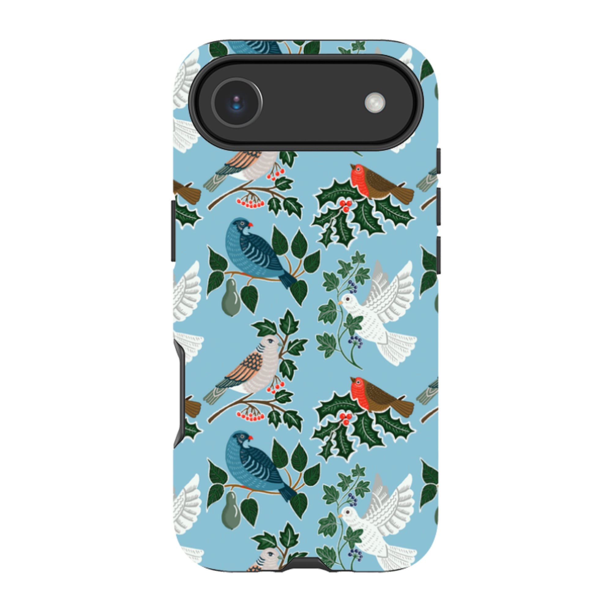 iPhone Tough Case - Winter Birds-2 By kate Heiss