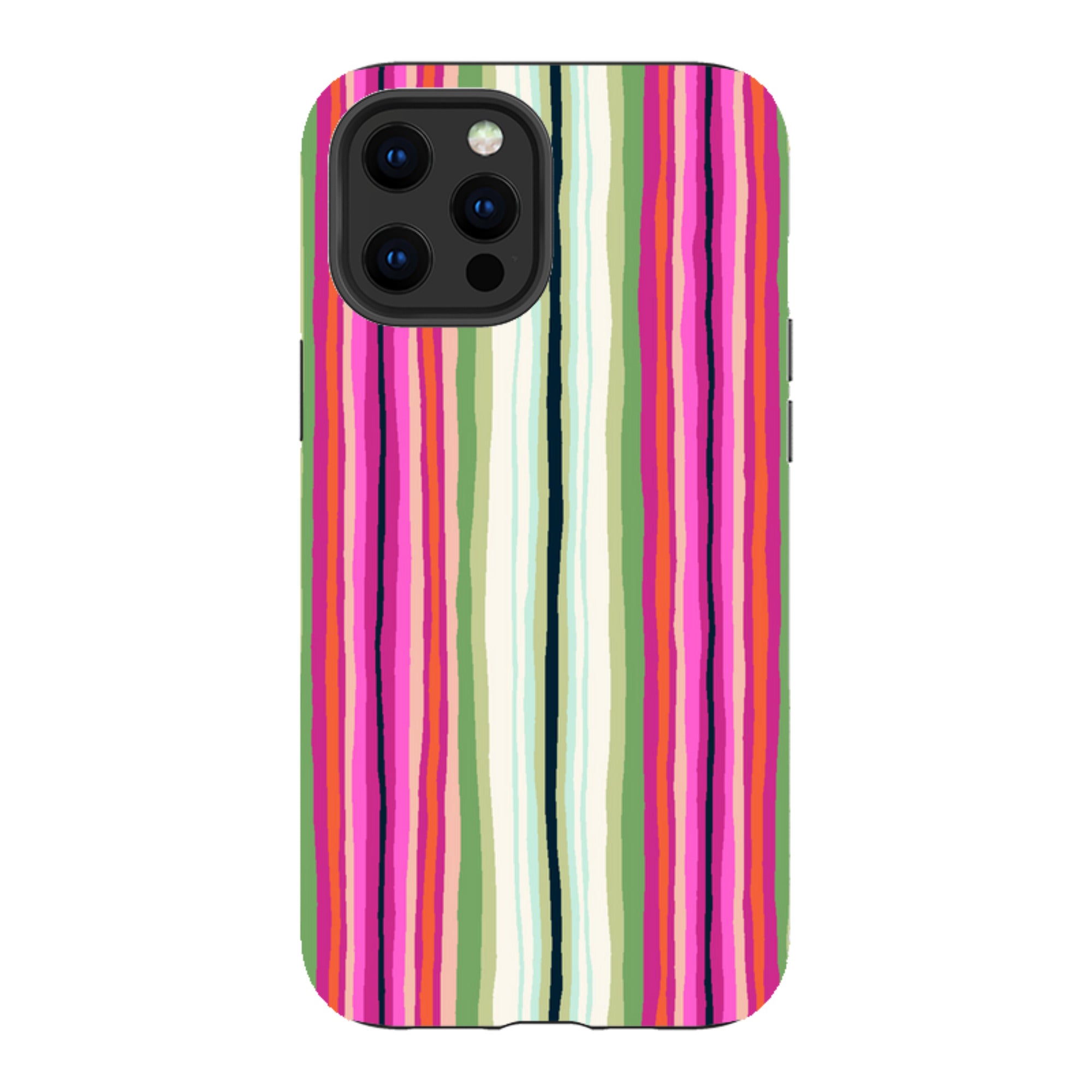 iPhone Tough Case - Atelier Stripe Windflower By Sarah Campbell