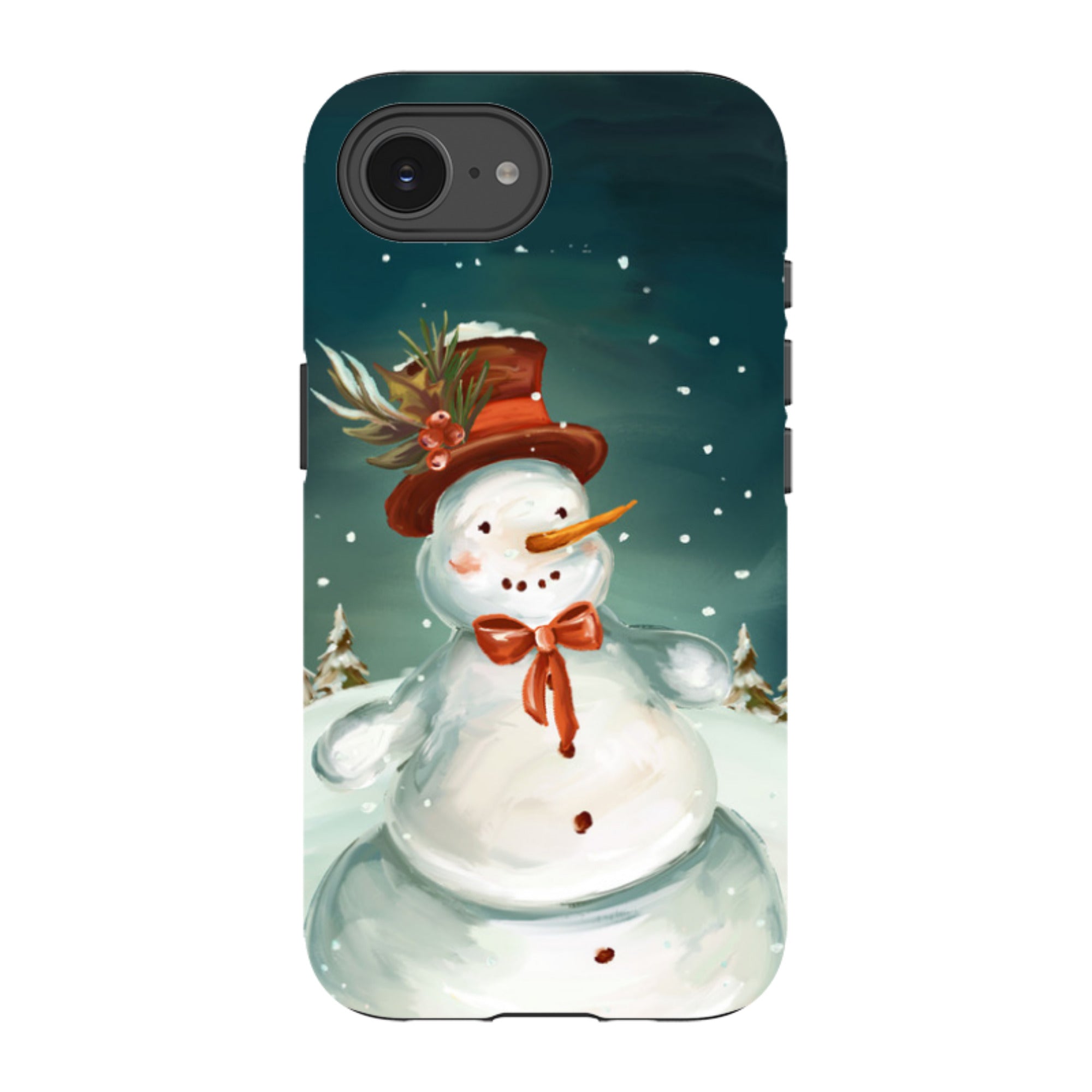 iPhone Tough Case - Snowman