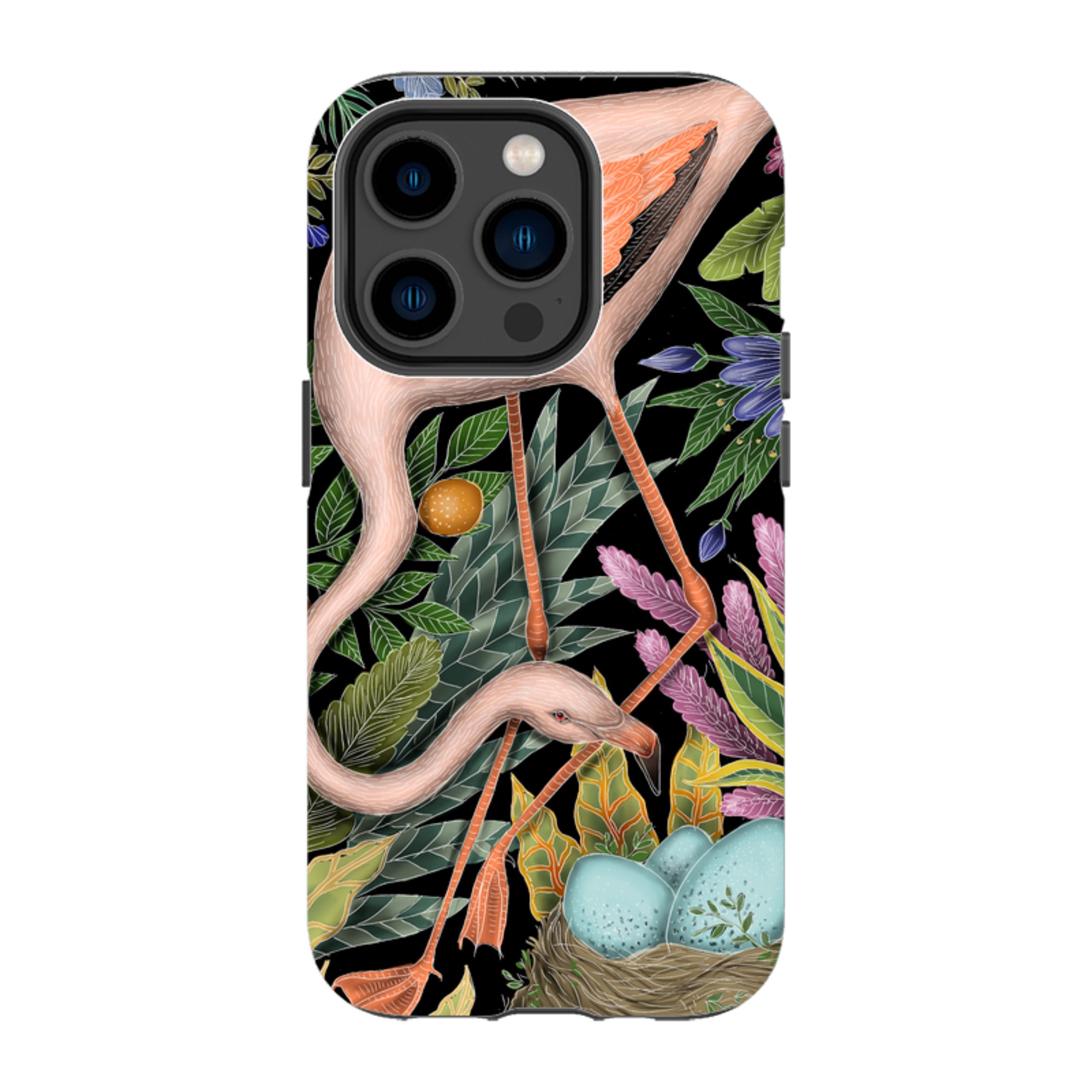iPhone MagSafe Tough Case - Flamingo By Catherine Rowe