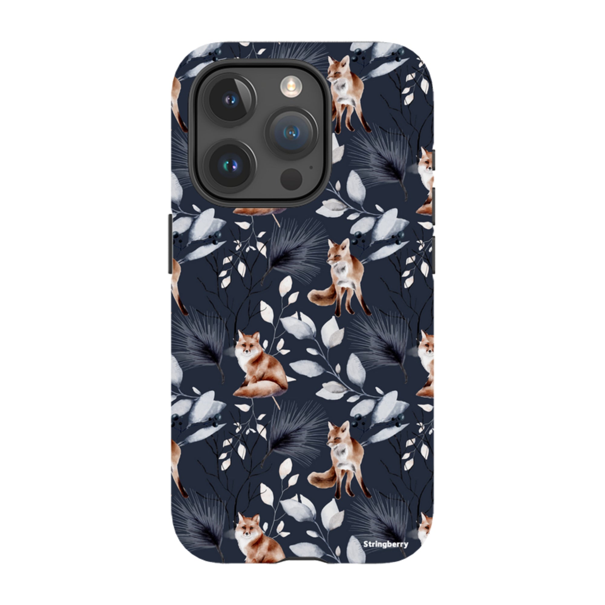 iPhone Tough Case - Foxy Xmas