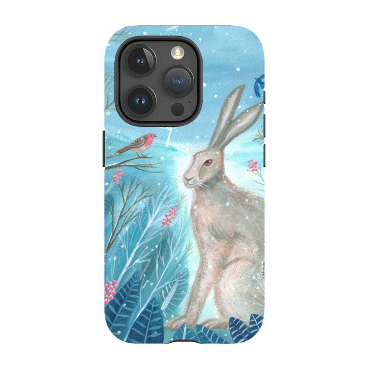 iPhone Tough Case - Winter Hare By Mary Stubberfield