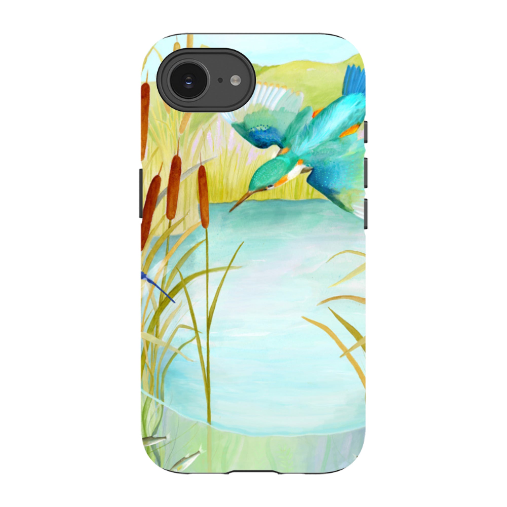 iPhone Tough Case - Kingfisher By Bex Parkin