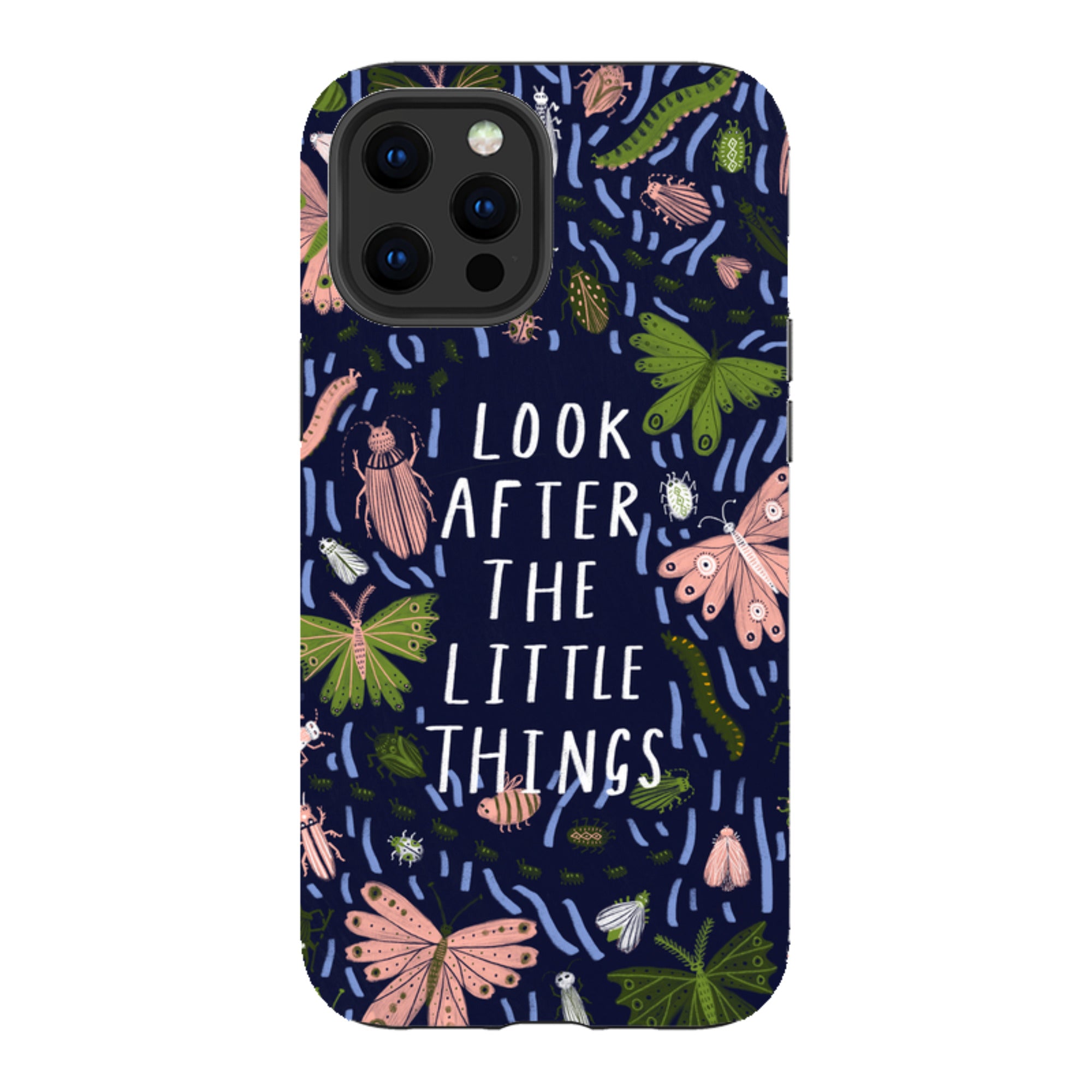 iPhone Tough Case - Little Things Blue By Lee Foster Wilson