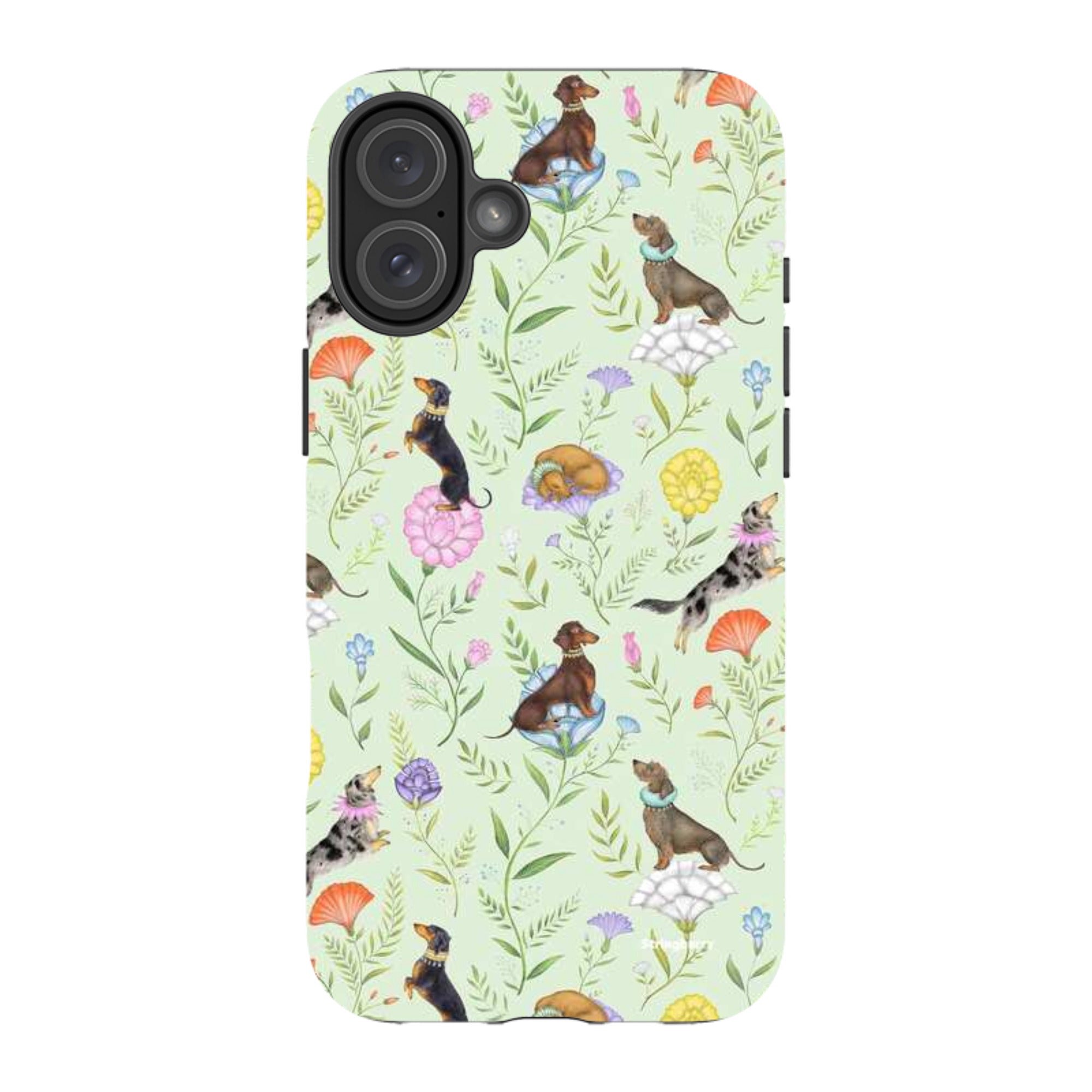 iPhone MagSafe Tough Case -  Doxy Day Afternoon Pistachio By Catherine Rowe