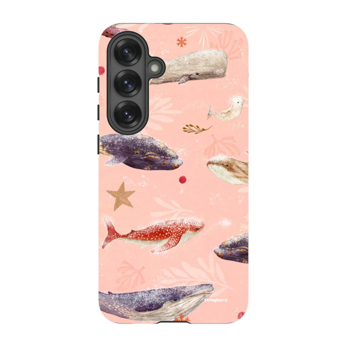 Samsung Tough Case - Sugar Plum Whales By Katherine Quinn