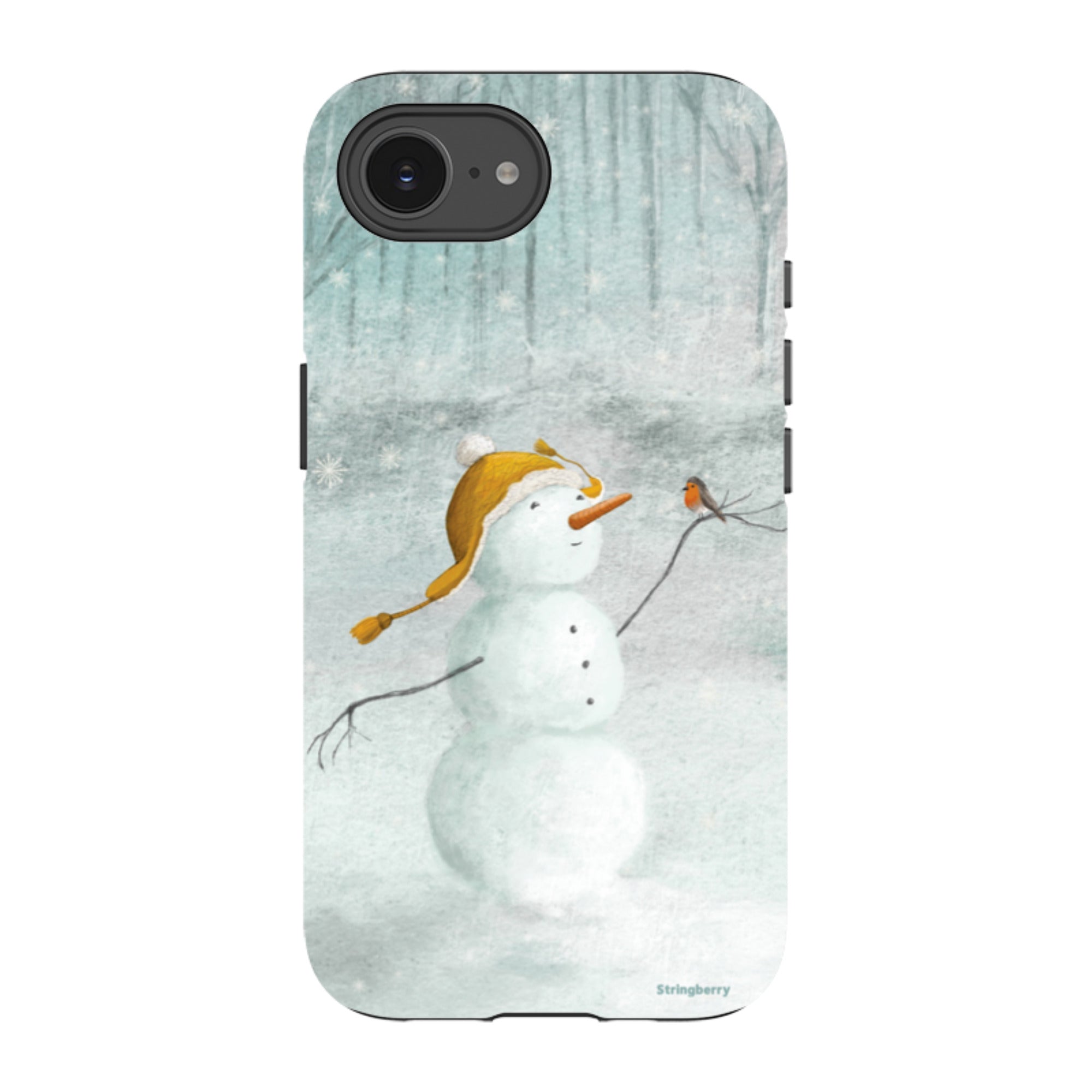 iPhone Tough Case - Snowman By Maja Lindberg