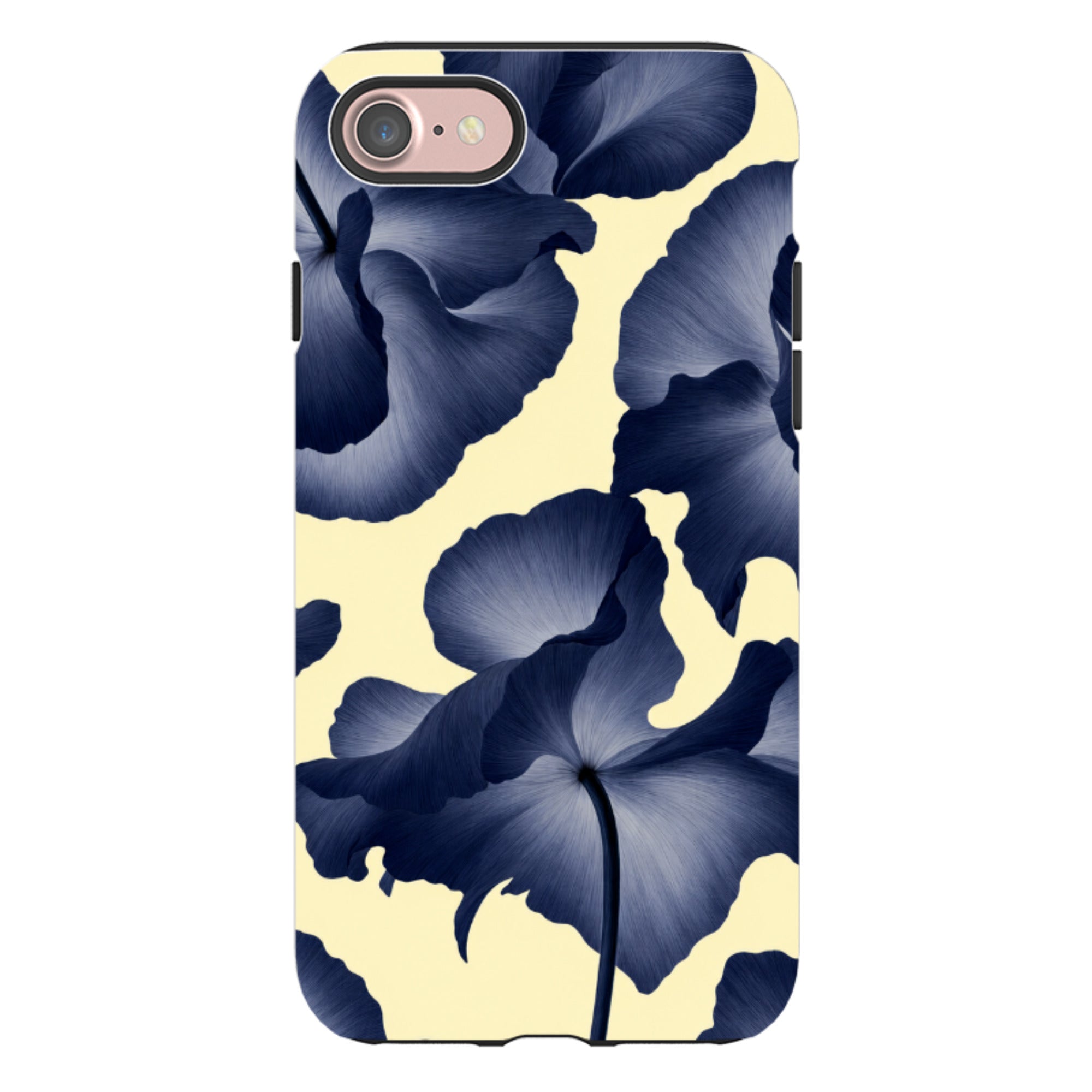 iPhone Tough Case - Navy Blue Poppy