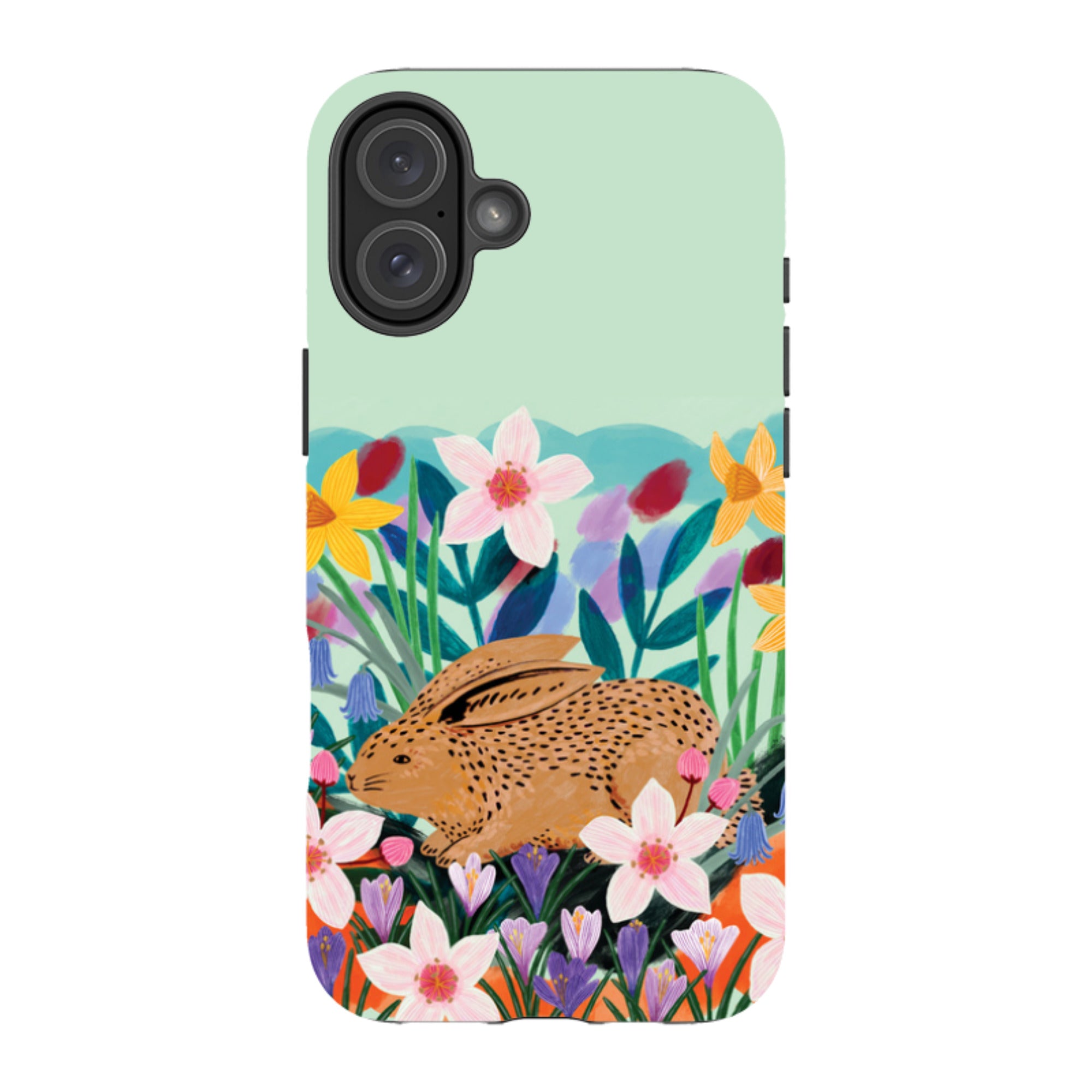 iPhone Tough Case - Spring Bunny By Lee Foster Wilson