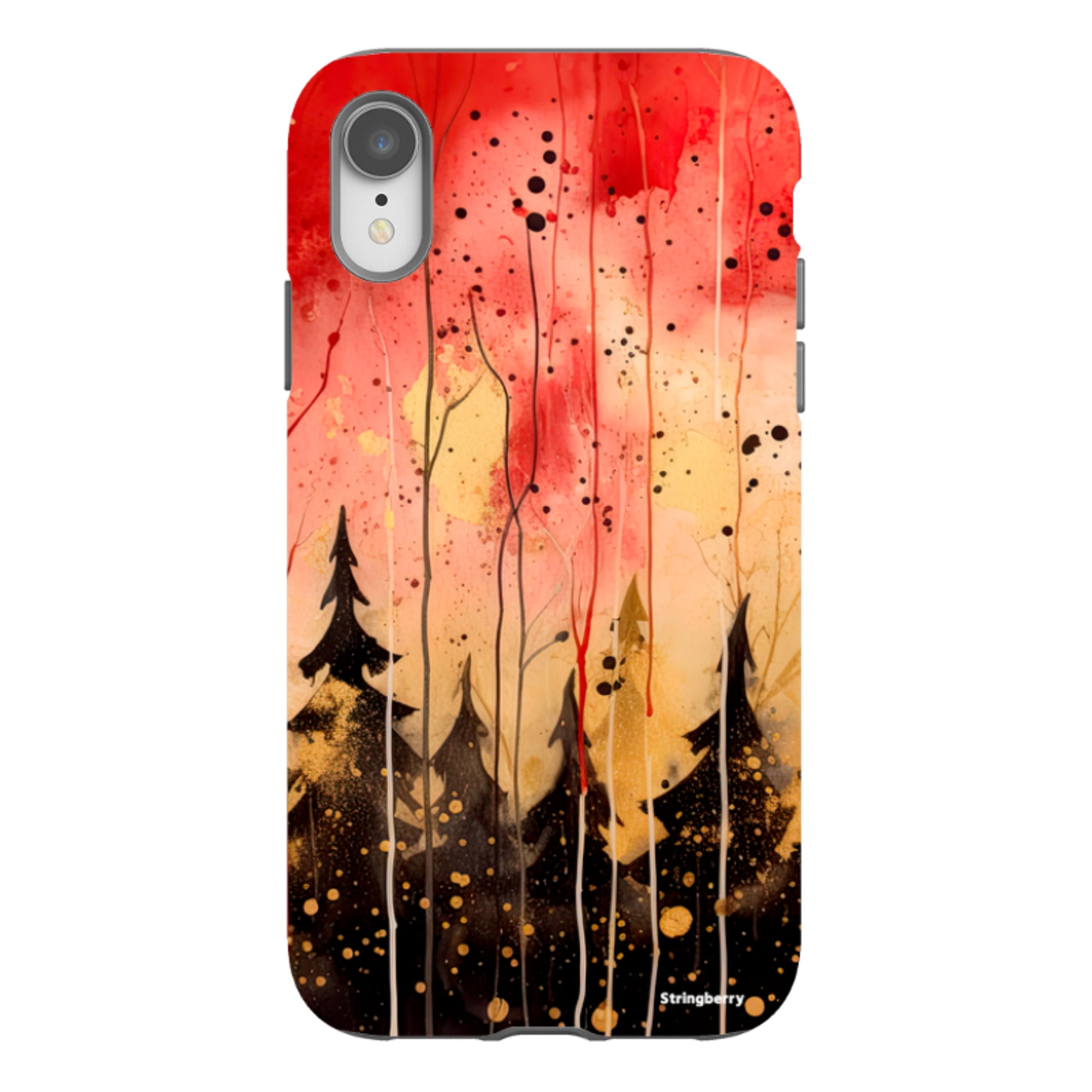 iPhone Tough Case - Watercolour Winter Forest