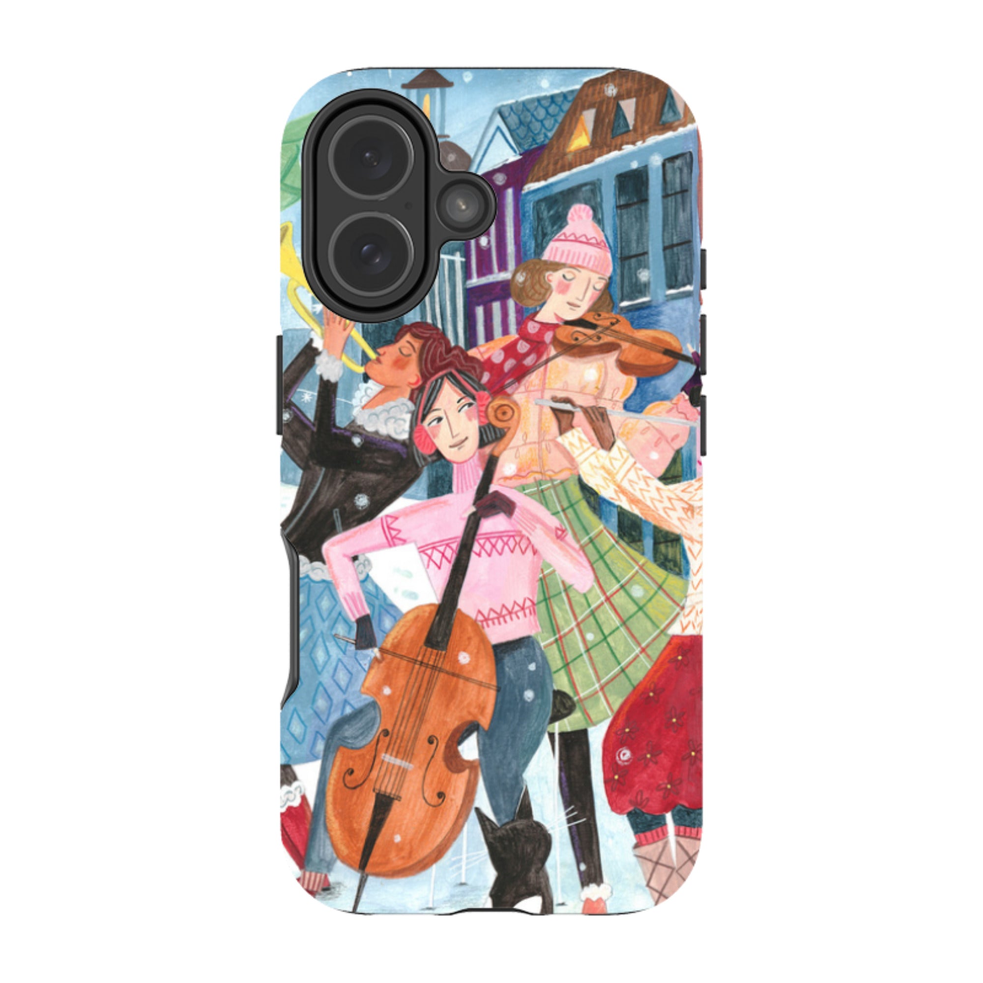 iPhone MagSafe Tough Case -  Musical Winter By Caroline Bonne Muller