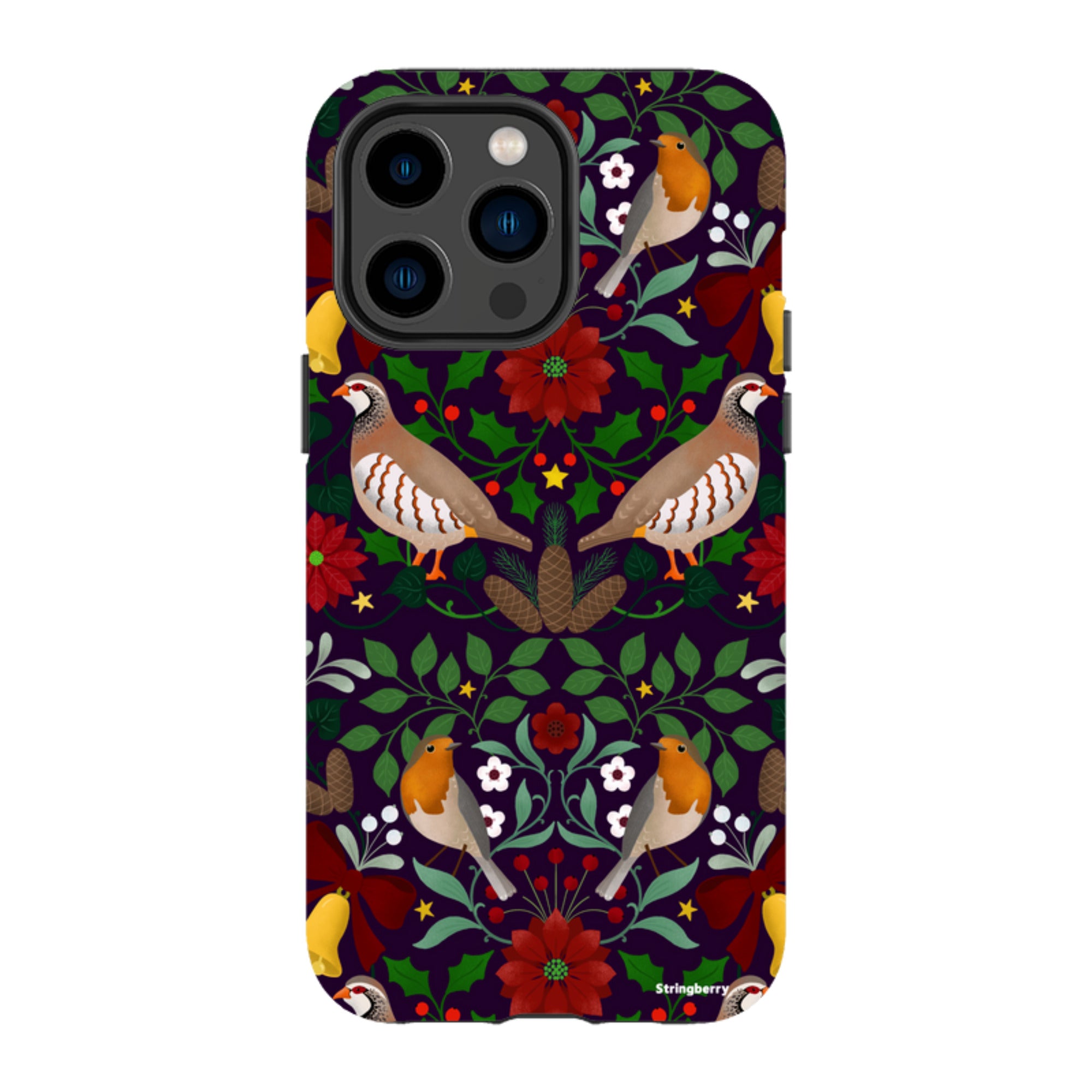 iPhone Tough Case - Xmas Pattern III By Bex Parkin