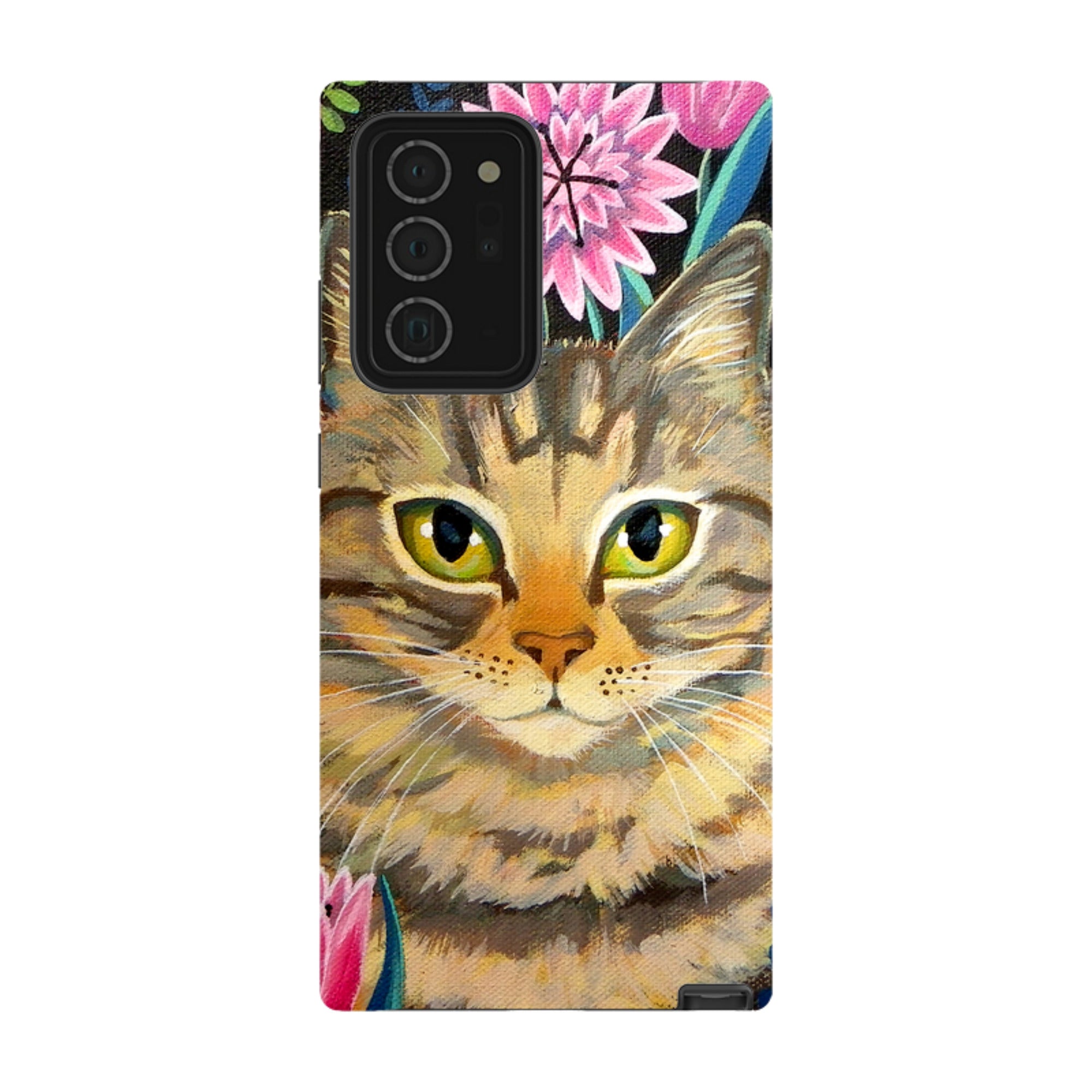 Samsung Tough Case - Tabby Cat By Mary Stubberfield