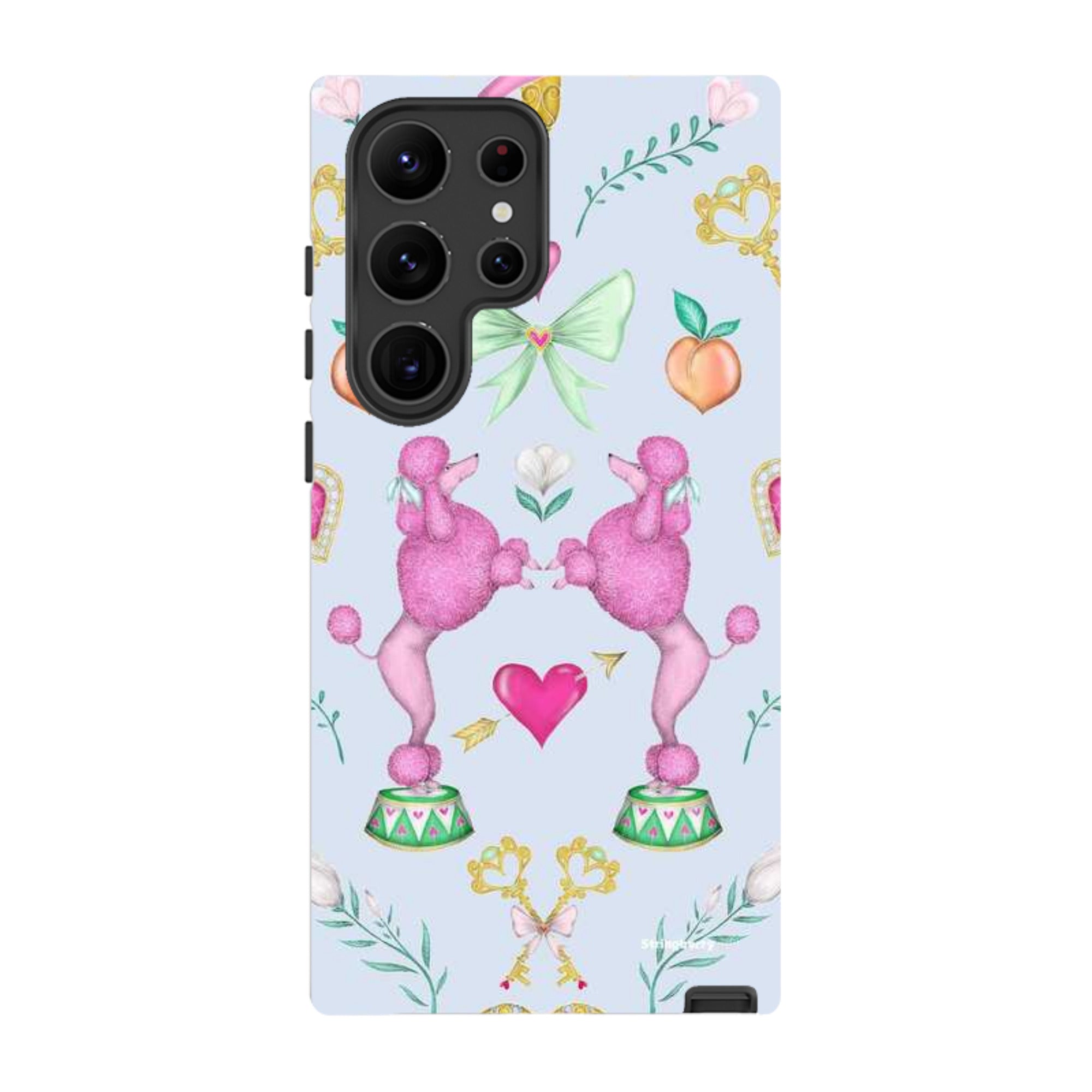 Samsung Tough Case - Pink Poodle Parlour Powder By Catherine Rowe
