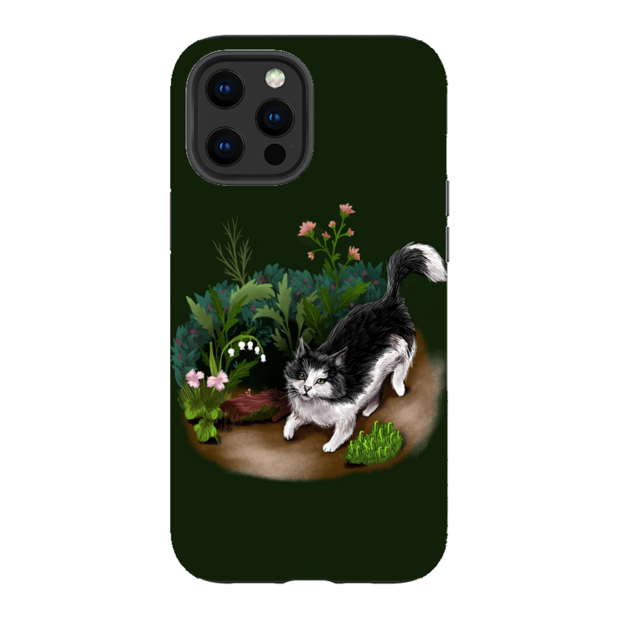 iPhone Tough Case - Munchkin Cat By Anna Stead