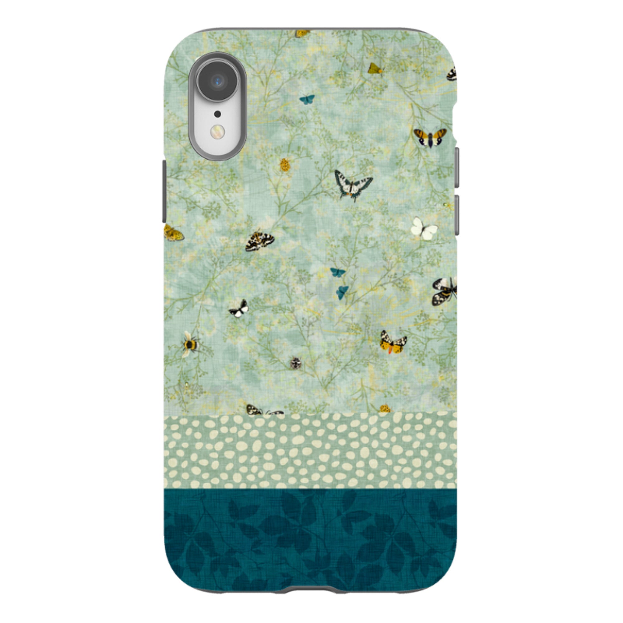 iPhone Tough Case - Chinoiserie Garden Soft Sage 2 By Katherine Quinn