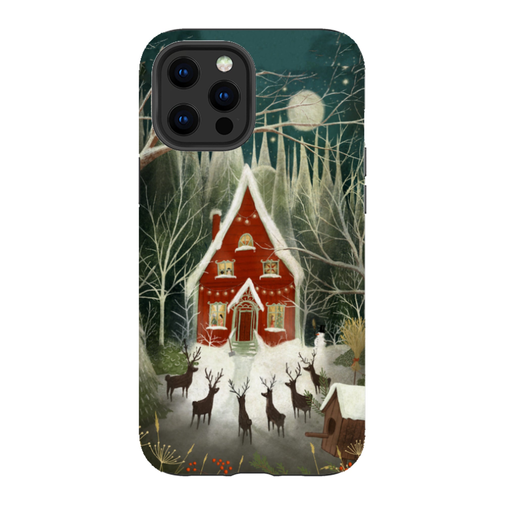 iPhone Tough Case -Christmas Garden Night By Maja Lindberg
