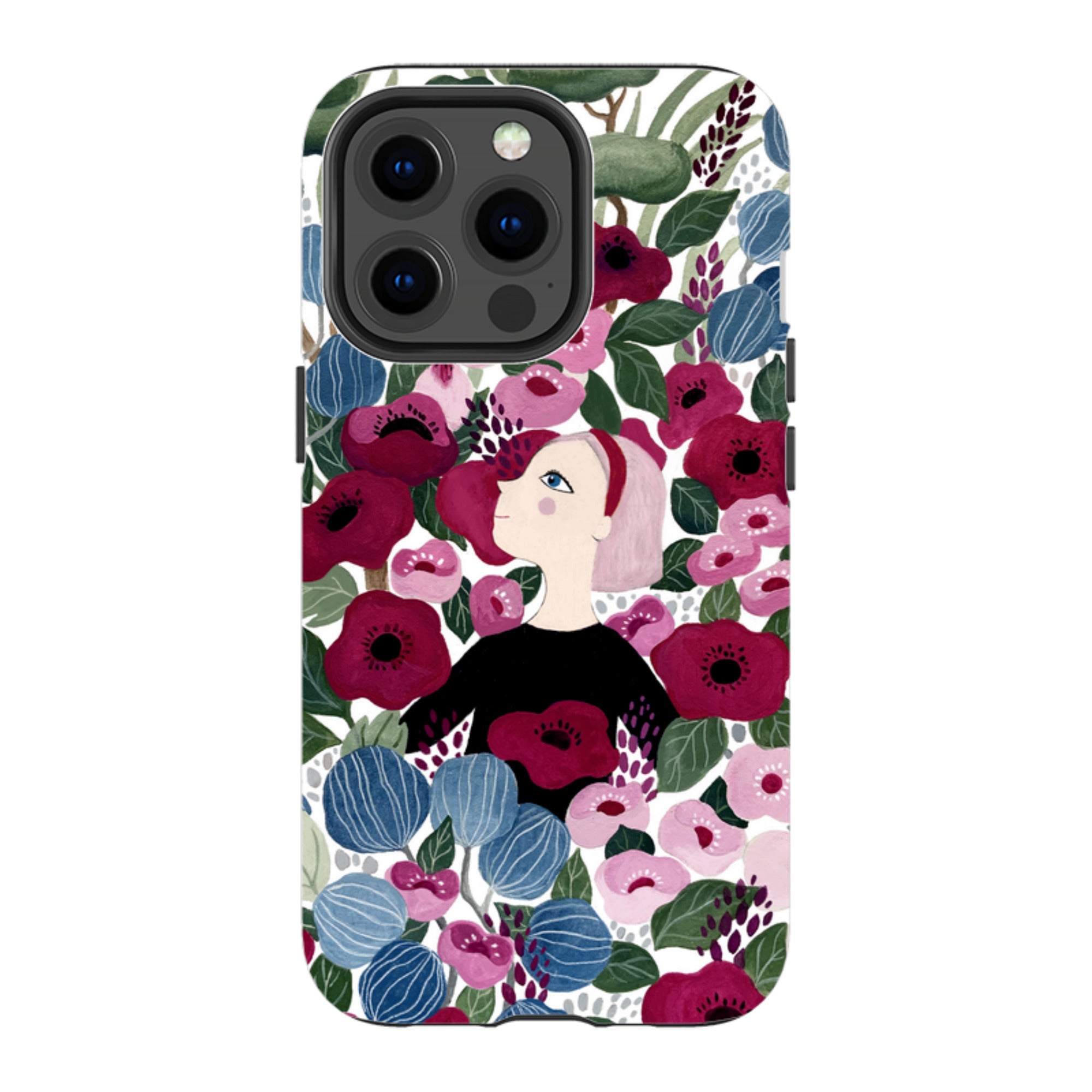iPhone Tough Case - Flower Garden By Bex Parkin