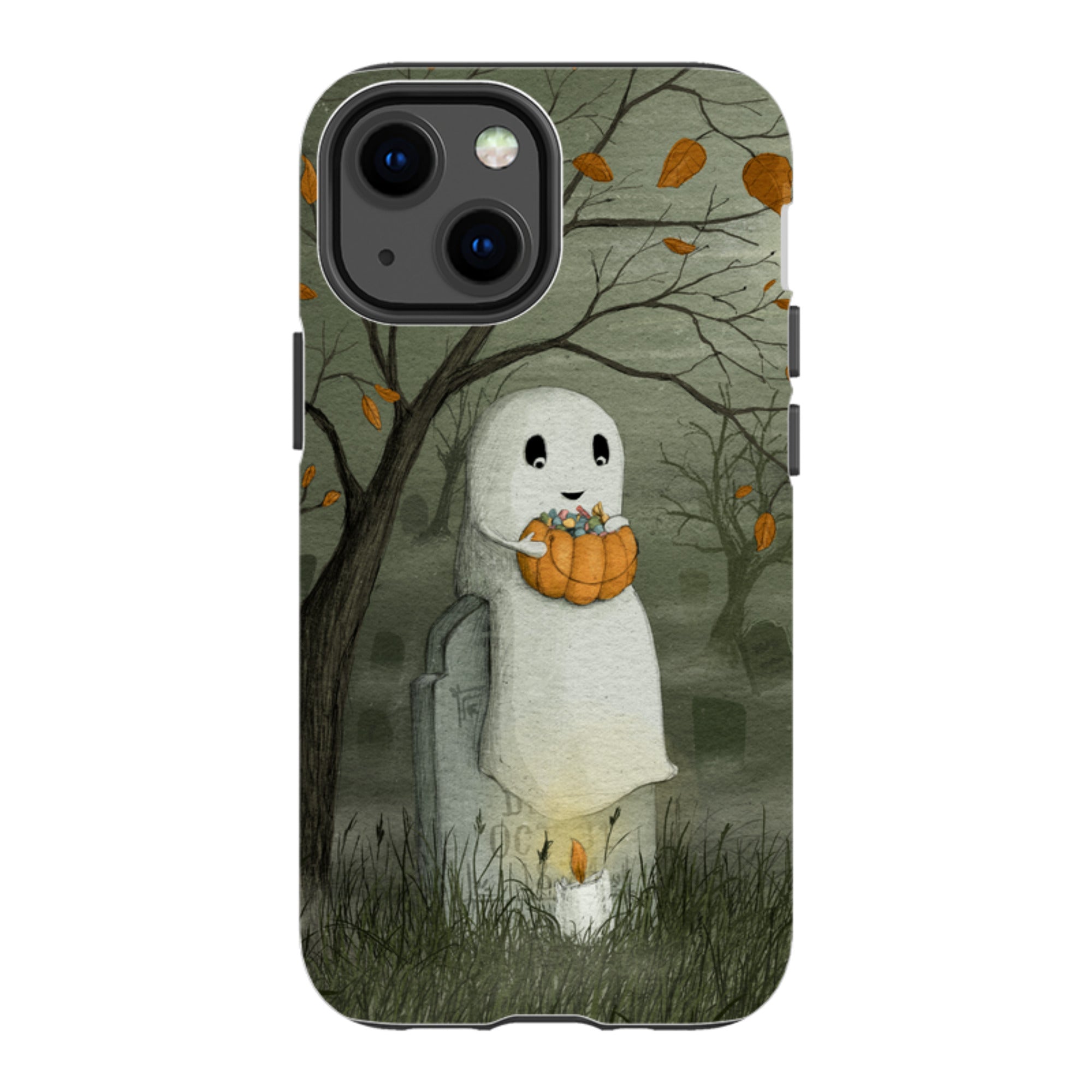 iPhone Tough Case - Halloween Ghost By Maja Lindberg