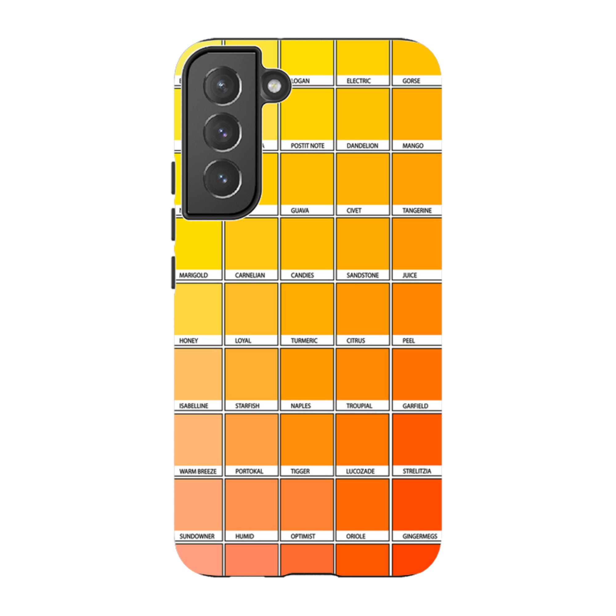 Samsung Tough Case - Yellow Chromology By Kitty Joseph
