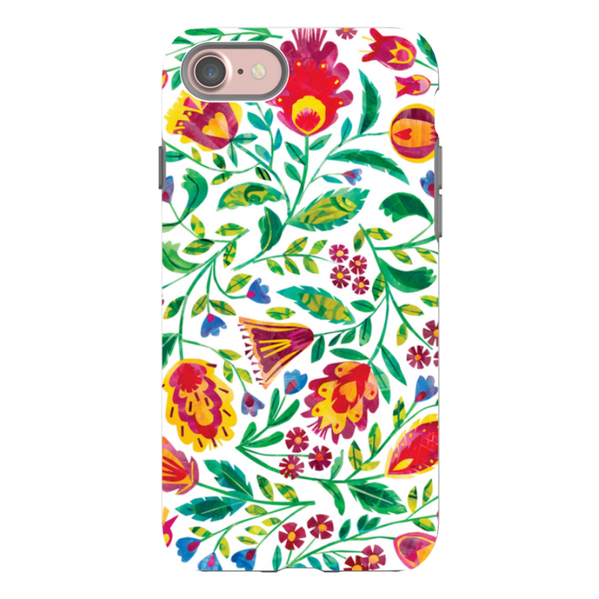 iPhone Tough Case - Folk Pattern By Tracey English