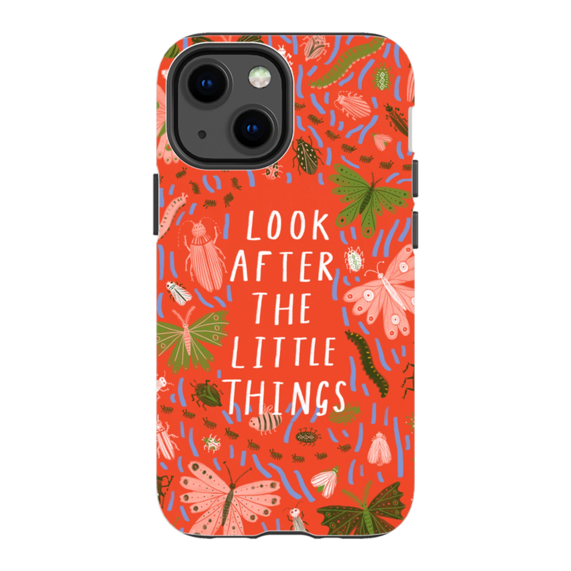 iPhone Tough Case - Little Things Orange By Lee Foster Wilson
