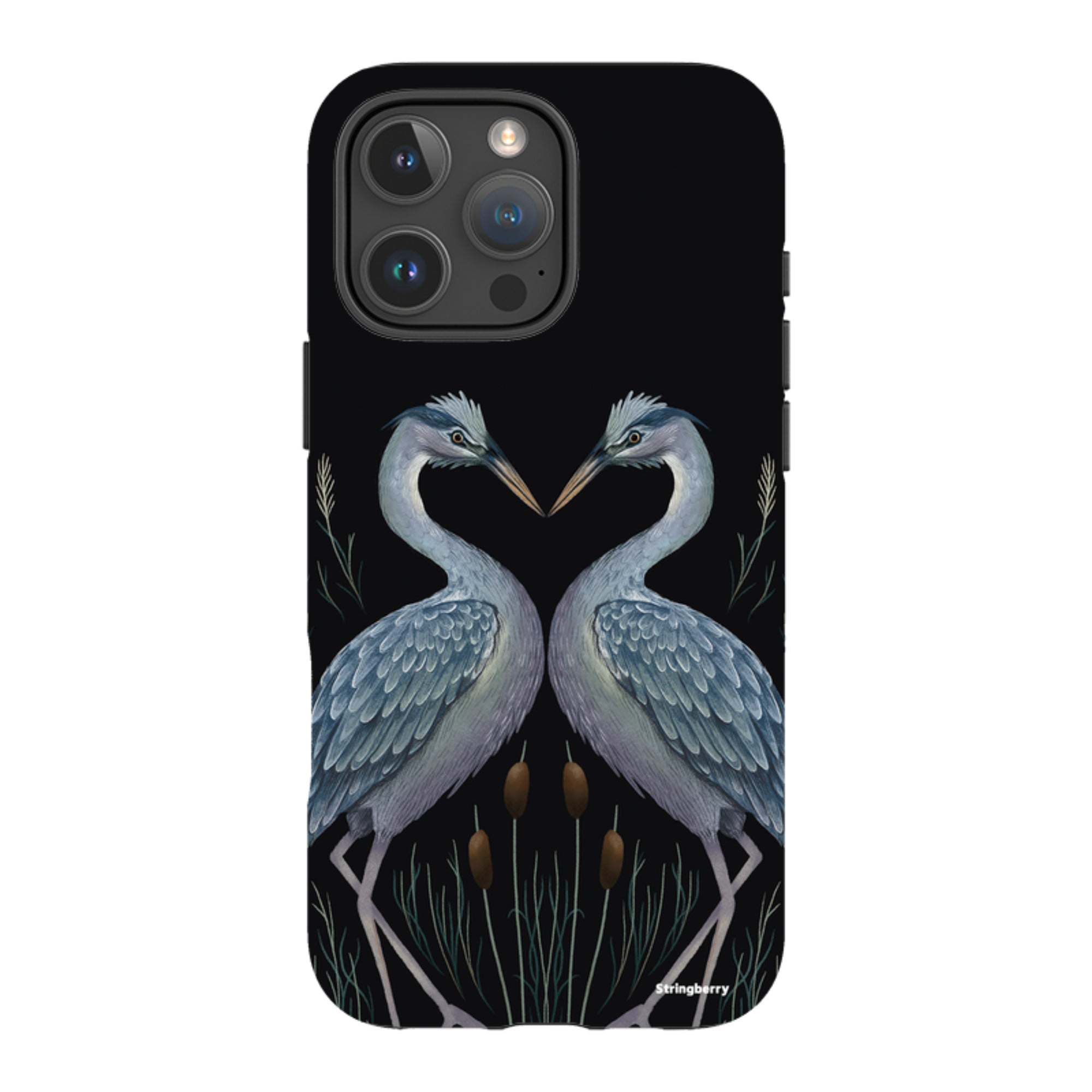 iPhone Tough Case - Heron Pair By Anna Stead