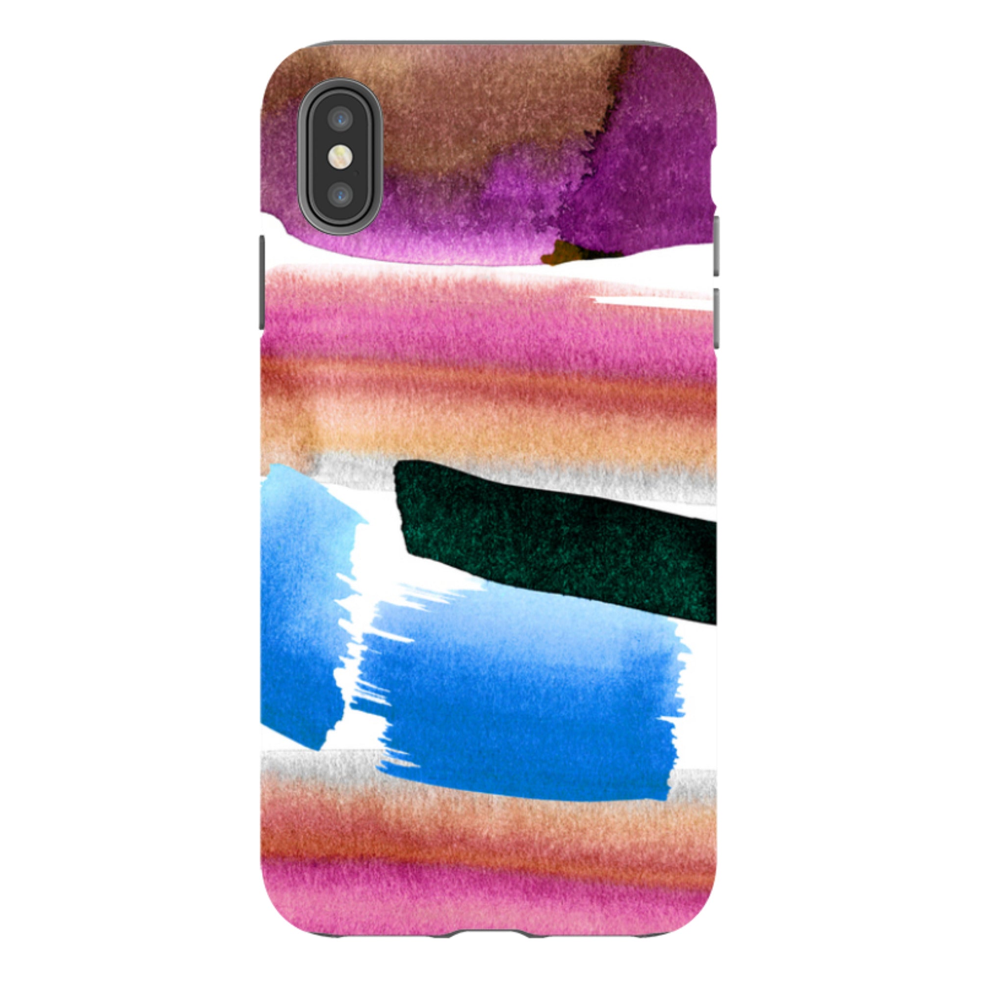 iPhone Tough Case - Sunset Painting By Kitty Joseph
