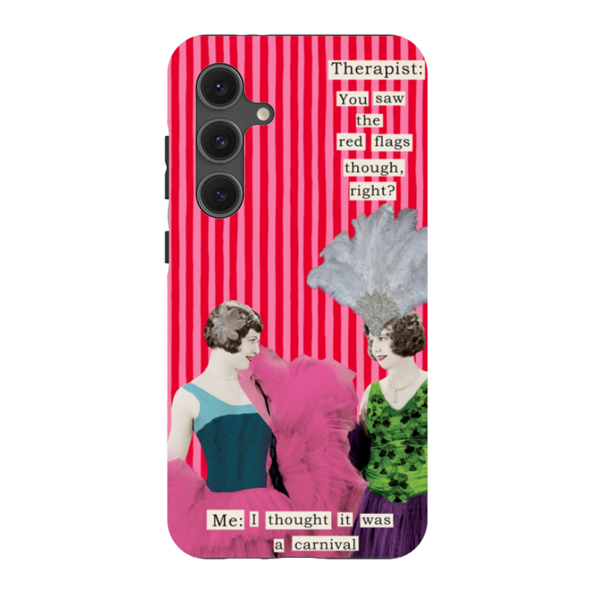 Samsung Tough Case - Therapist Red Flag By Clare Jordan