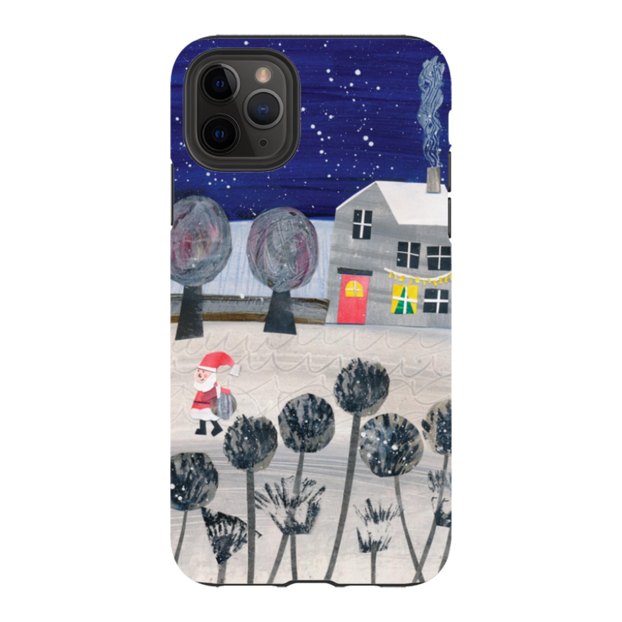 iPhone Tough Case - Santa By Tracey English