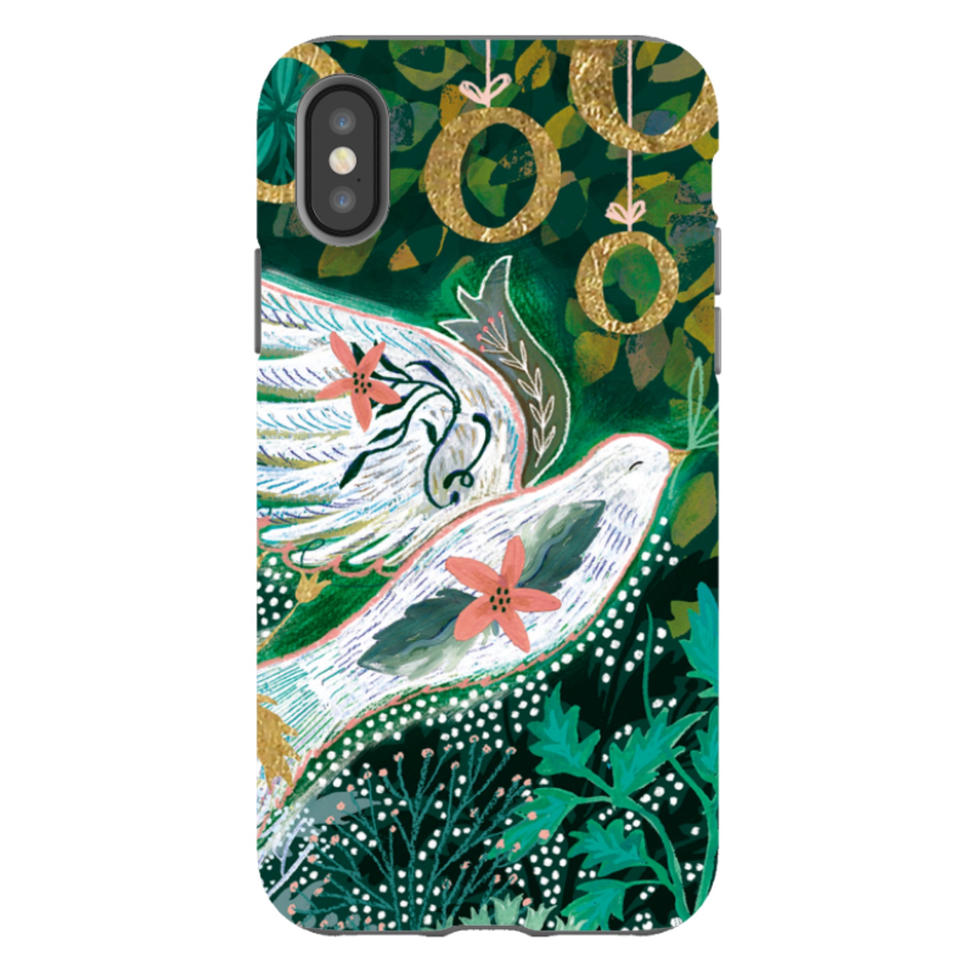iPhone Tough Case - Gold Rings By Emma Frances Grant
