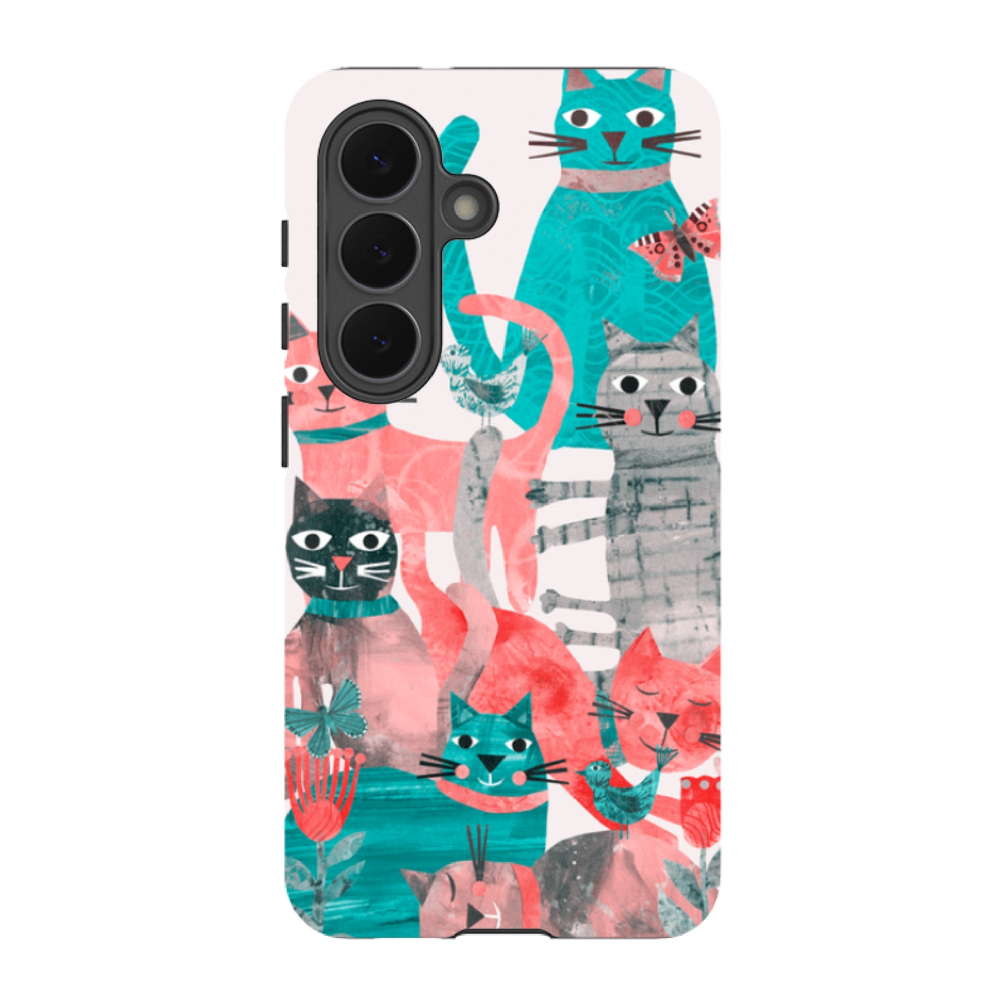 Samsung Tough  Case - Cat Party II By Tracey English