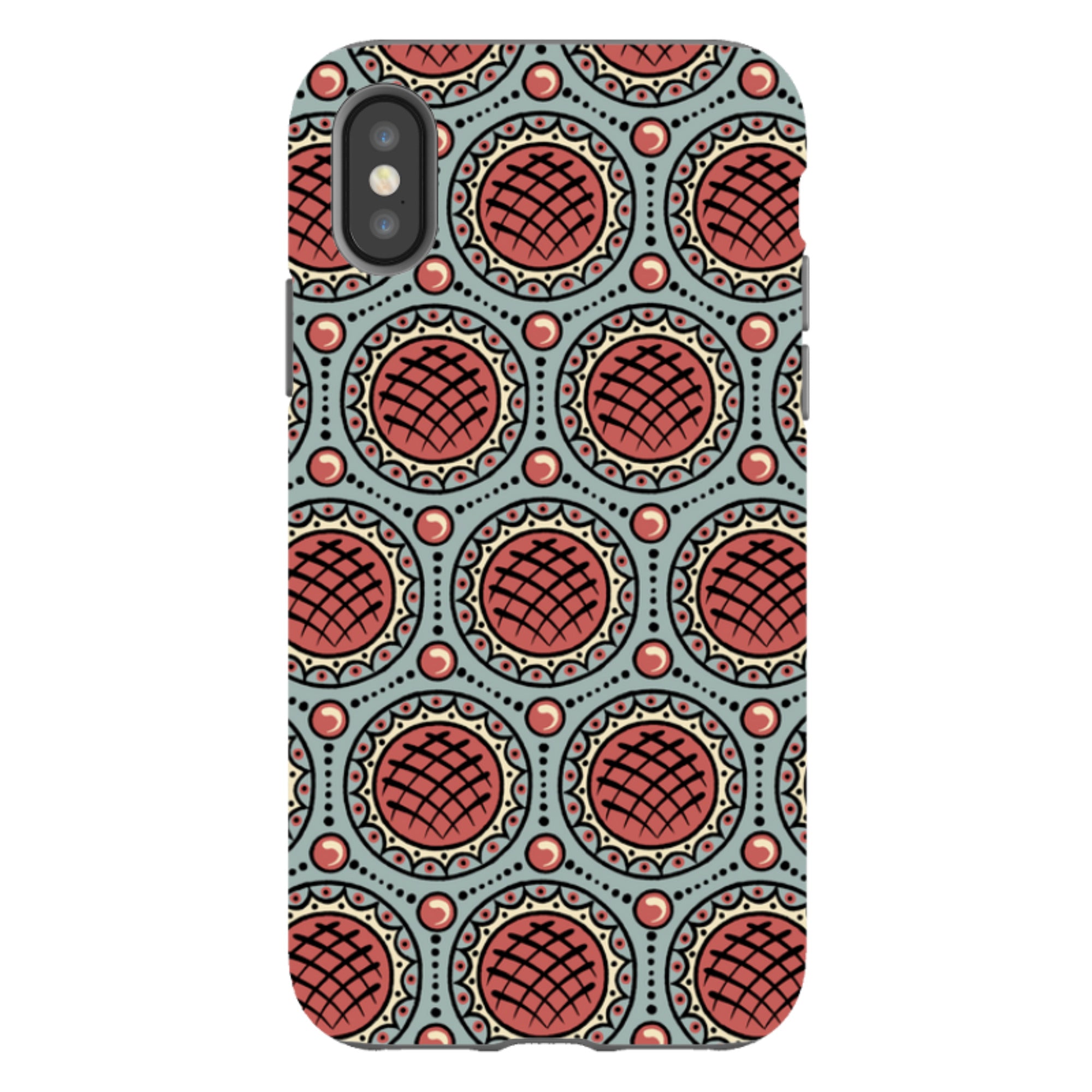 iPhone Tough Case - Charleston Red By Cressida Bell