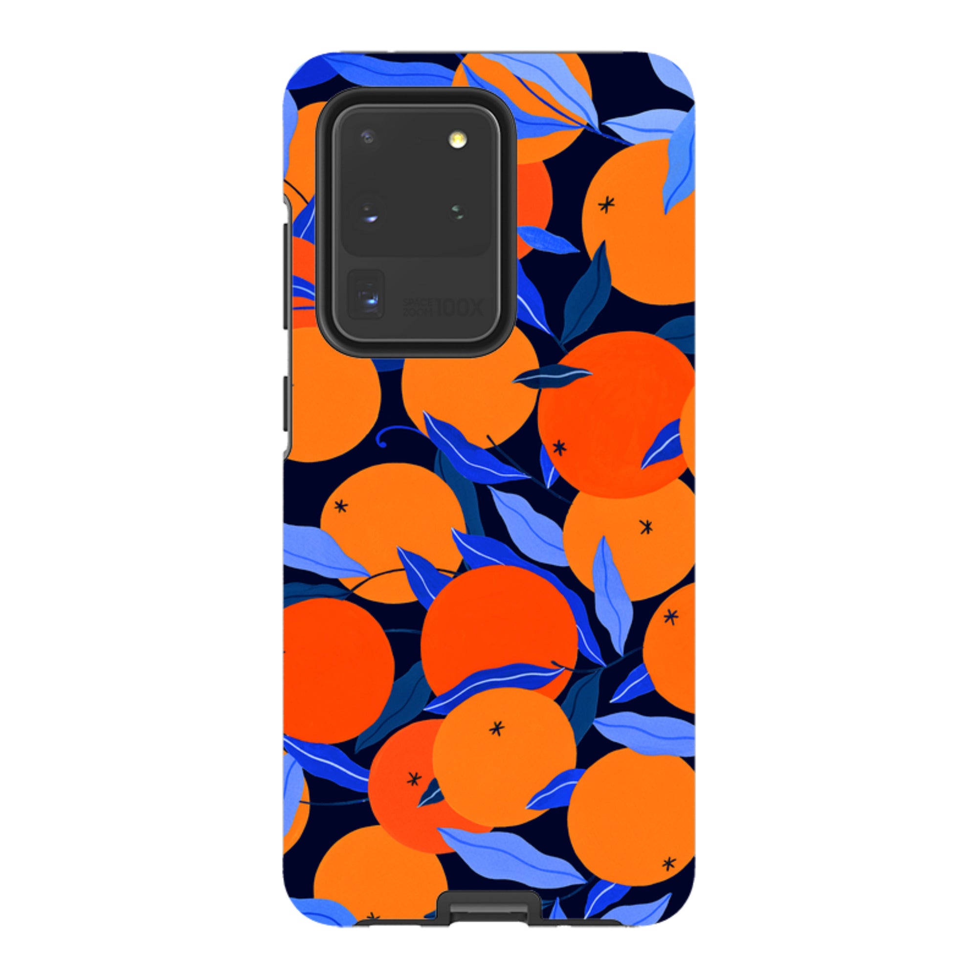 Samsung Tough Case - Arancello Navy Pattern By Madalina Andronic