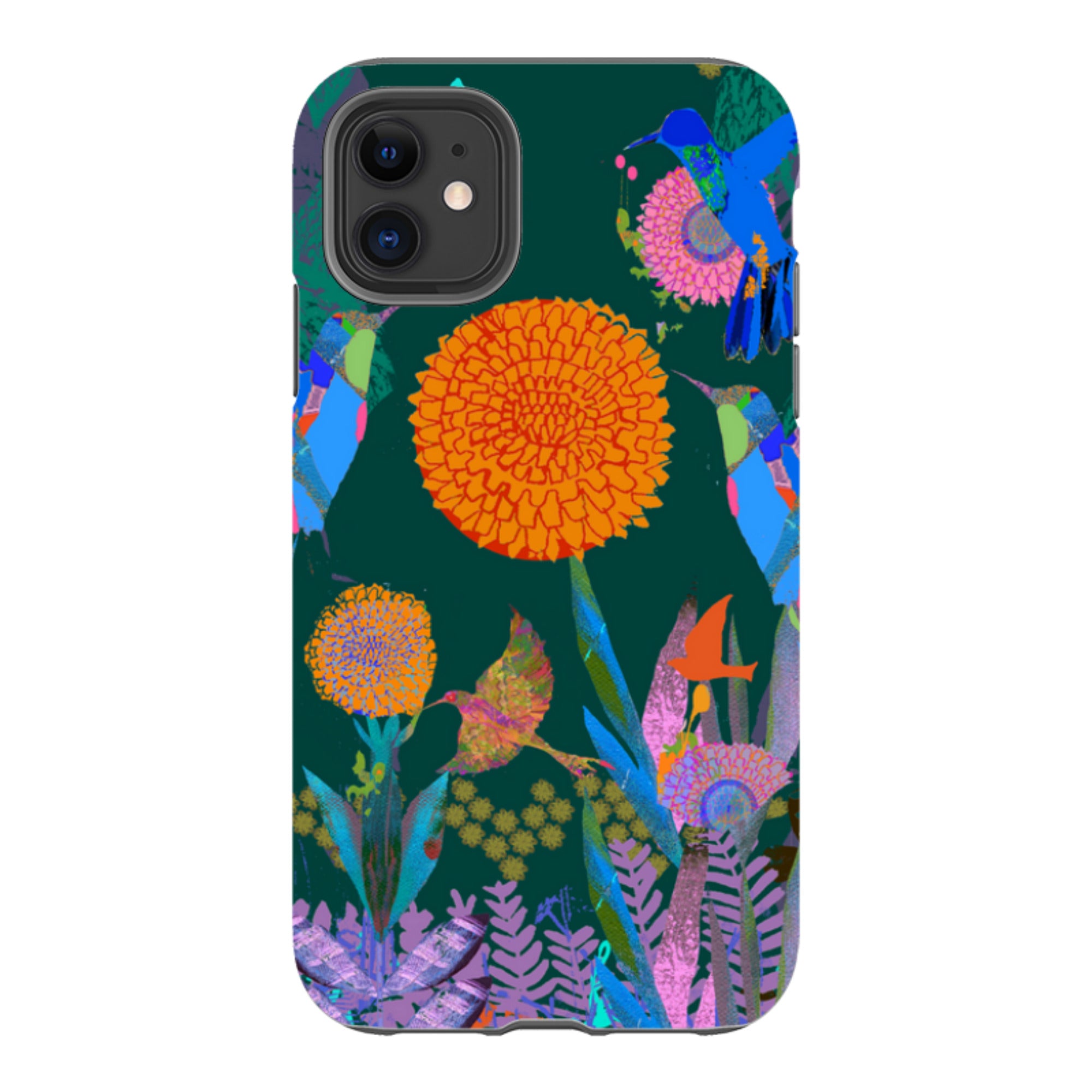iPhone Tough Case - Hummingbird Forest By Tiffany Lynch