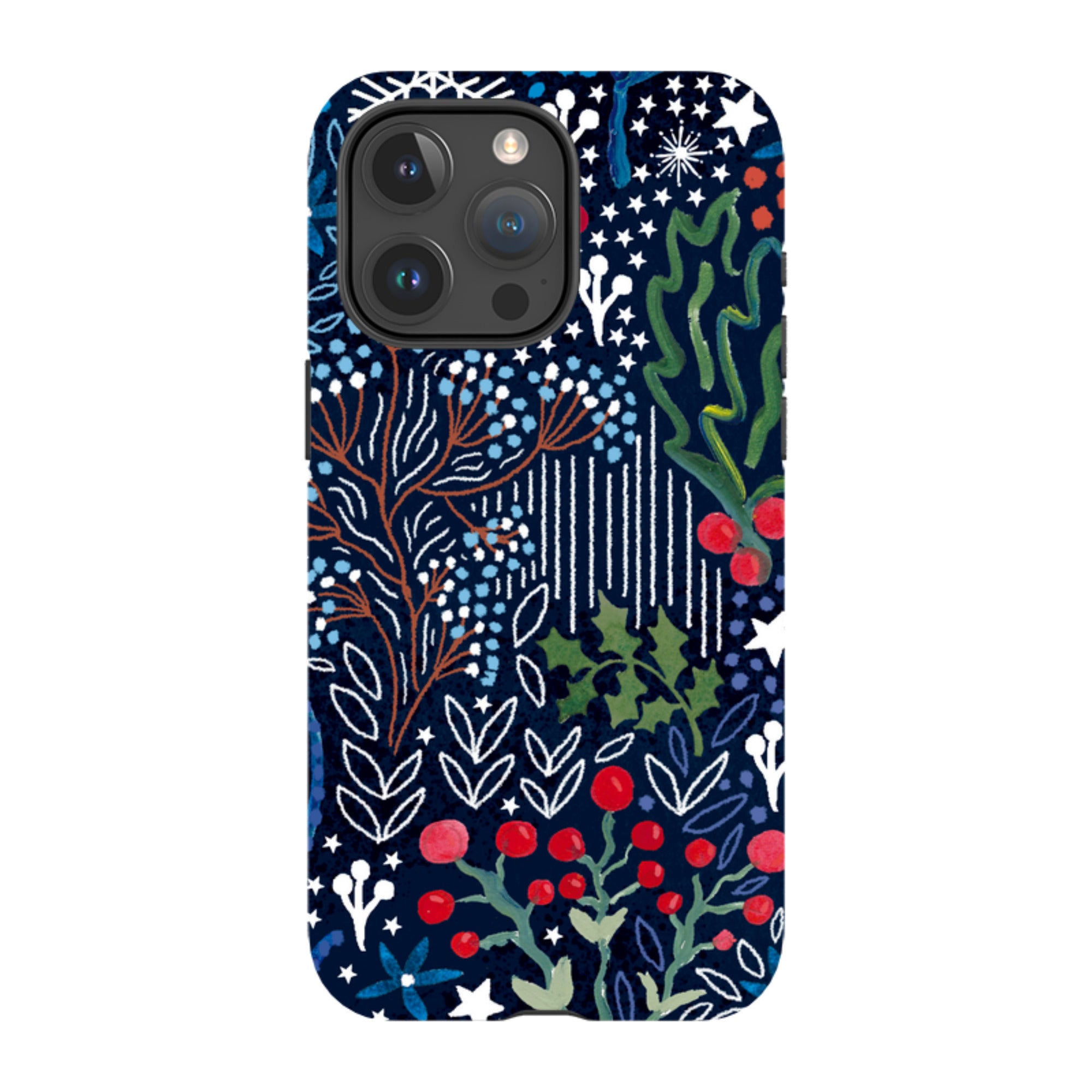 iPhone Tough Case - Winter Flowers II By Emma Frances Grant