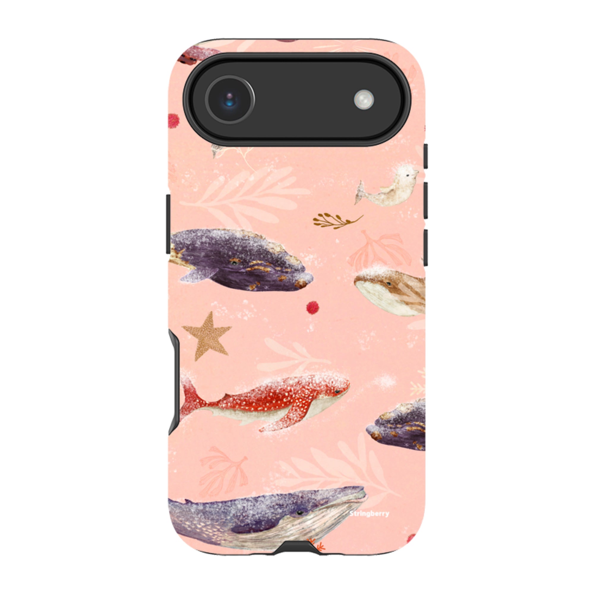 iPhone MagSafe Tough Case - Sugar Plum Whales By Katherine Quinn