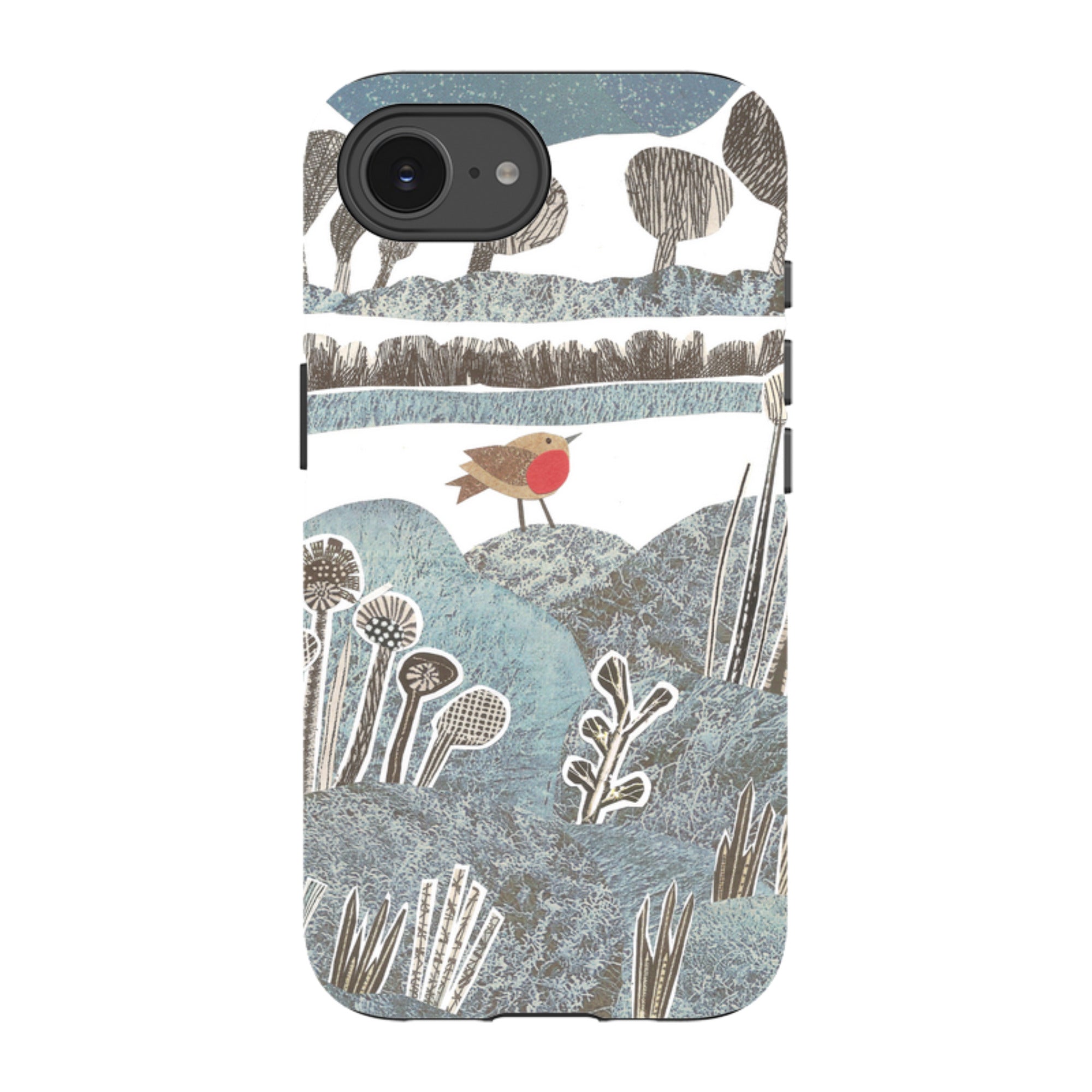 iPhone Tough Case - Frost Robin By Jane Robbins