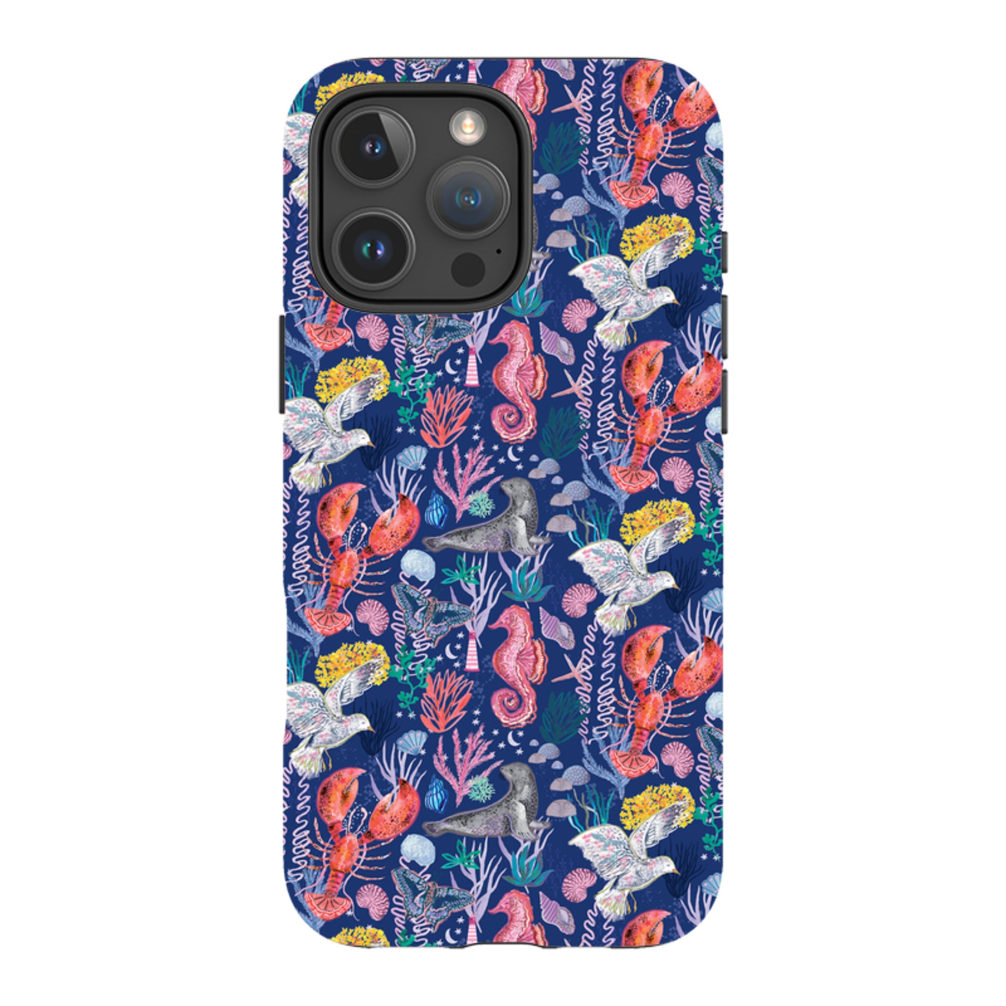 iPhone Case - Coastline Pattern-C By Emma Frances Grant