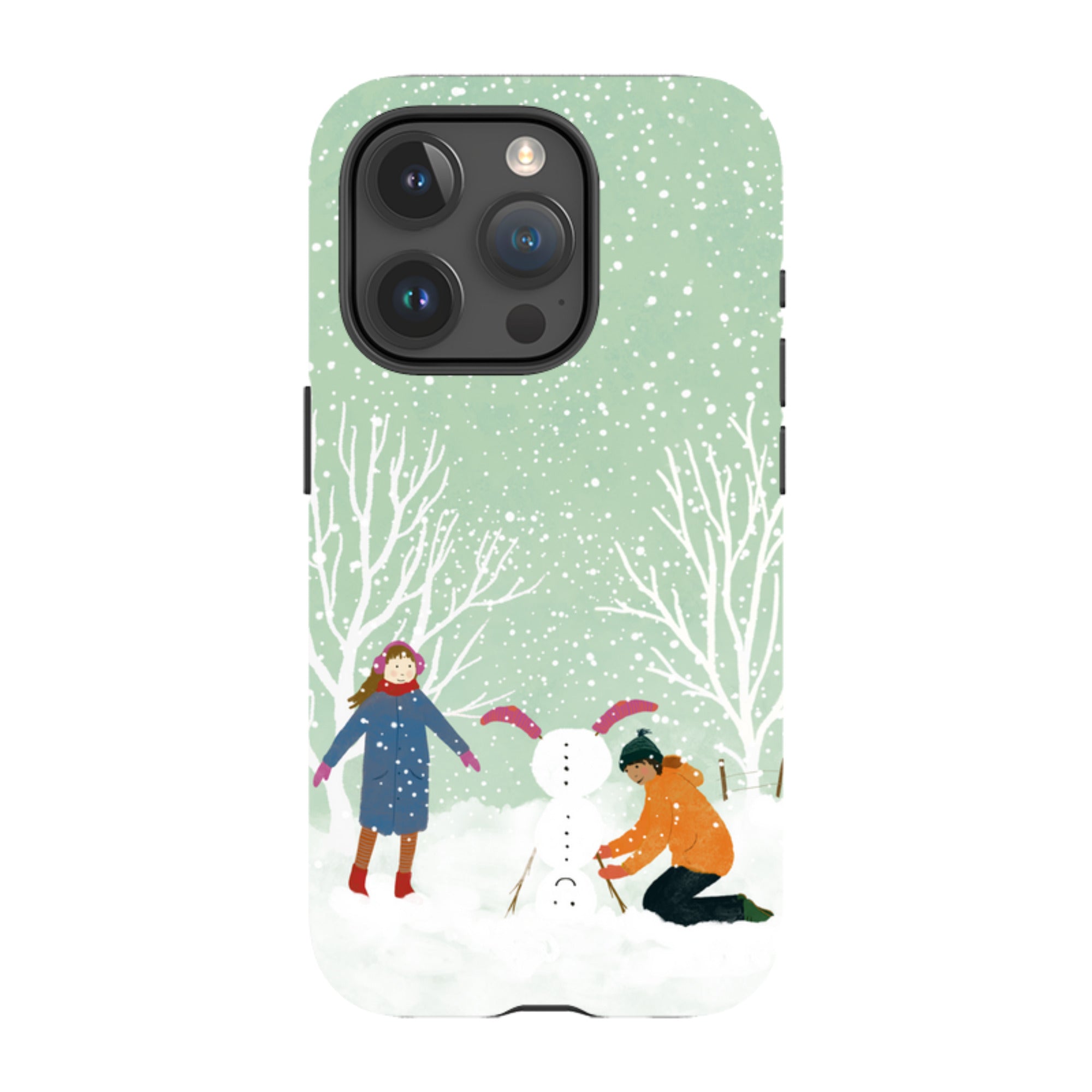 iPhone Tough Case - Snowball Building By Katherine Quinn