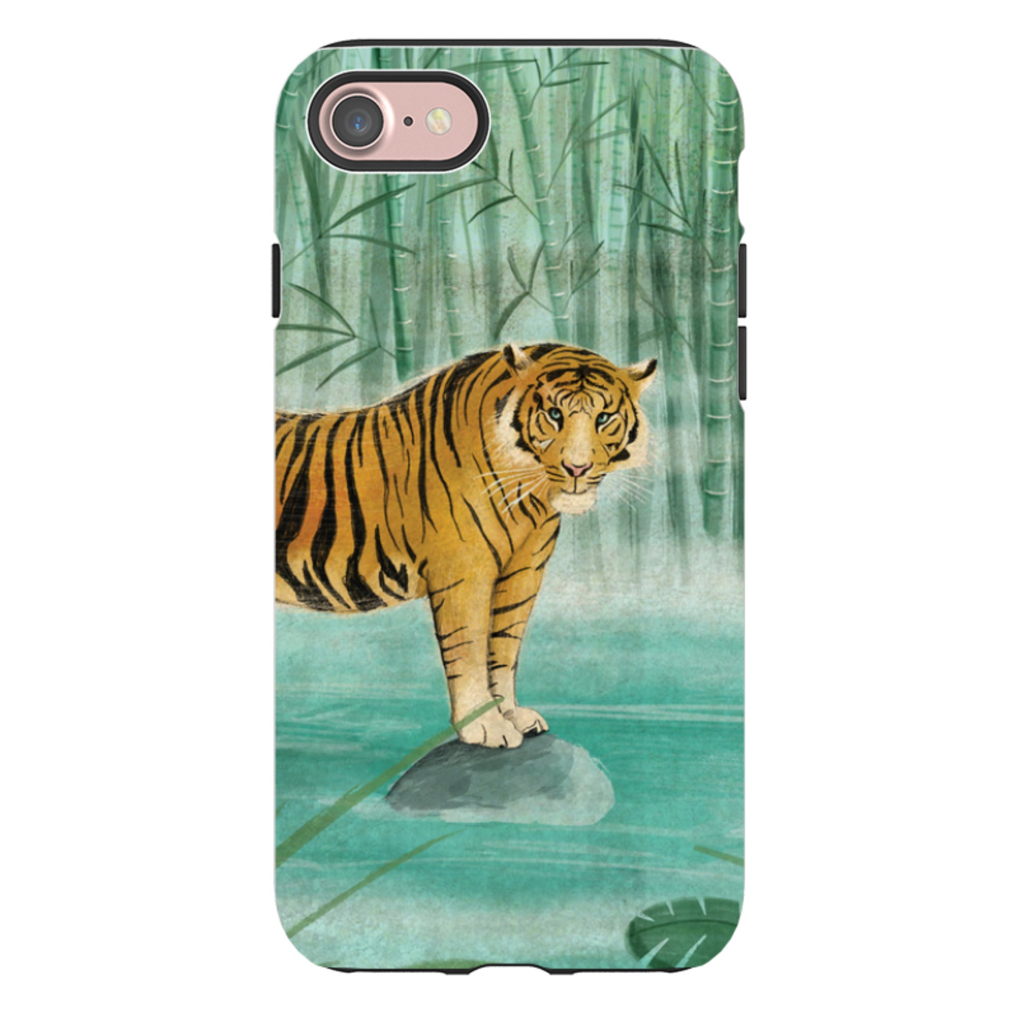iPhone Tough Case - Tiger By Maja Lindberg