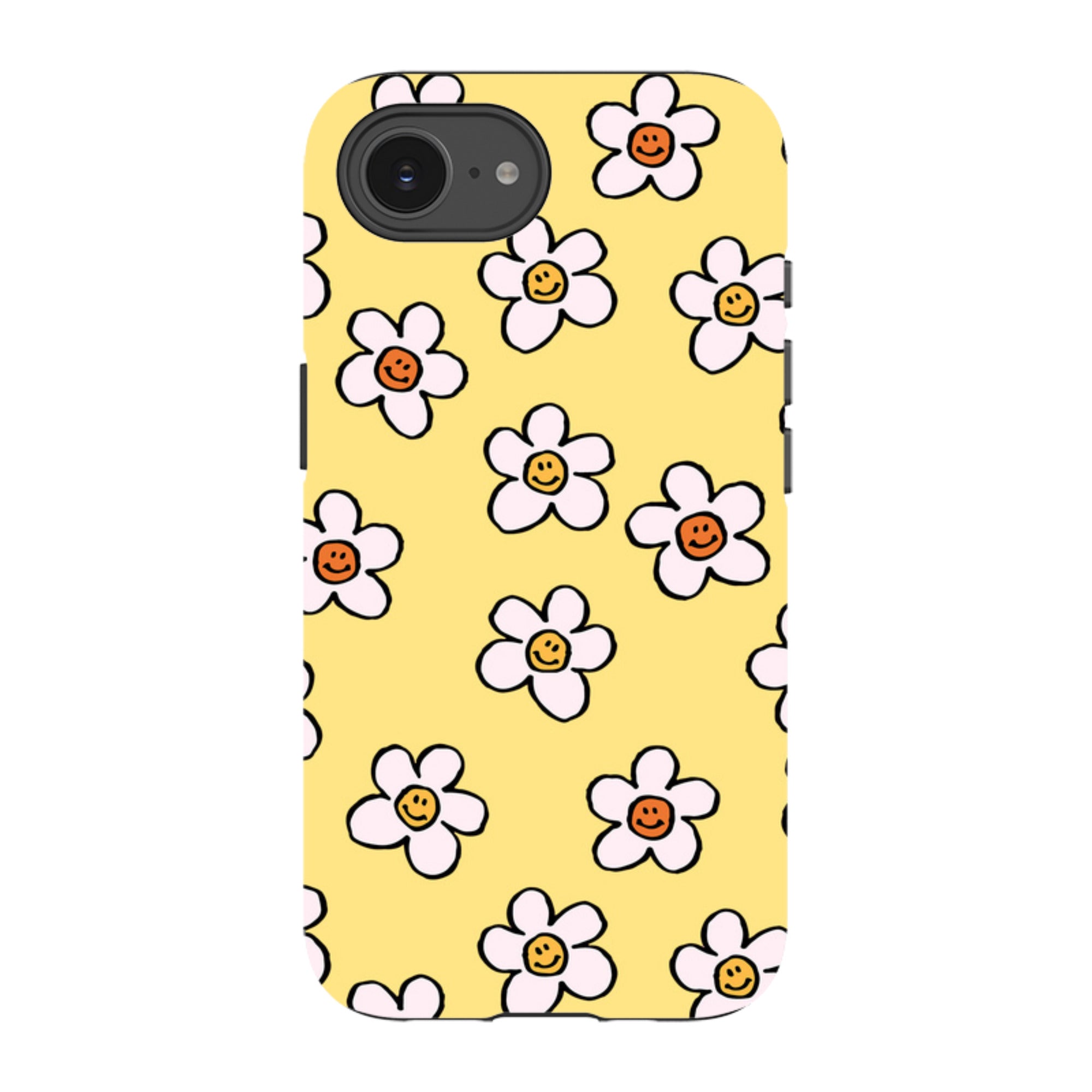 iPhone Tough Case - Smiley Mellow Yellow